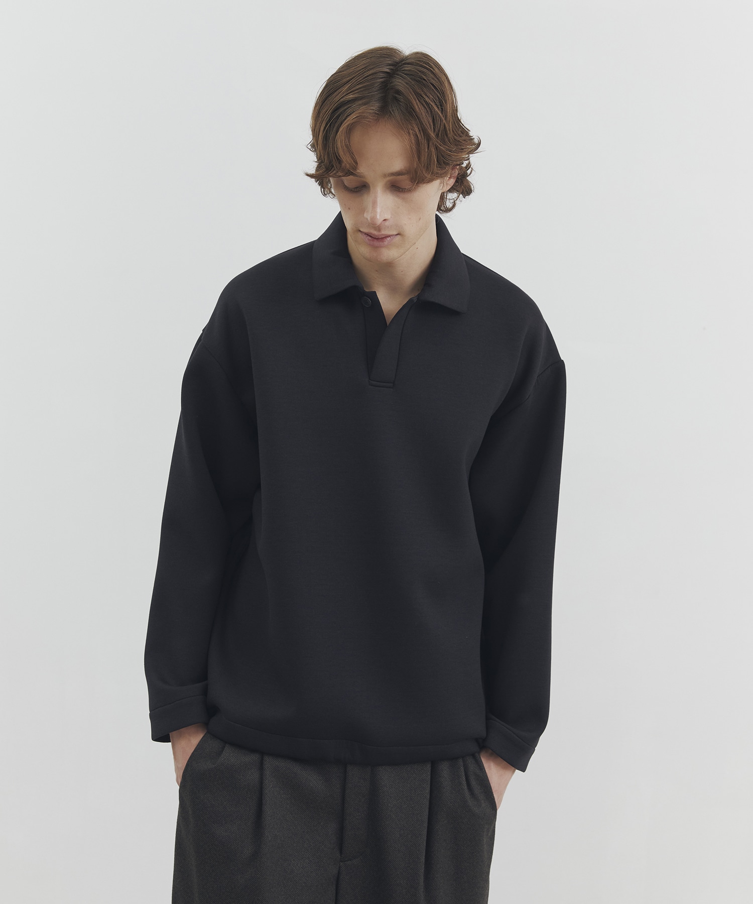 Multi-relax スキッパーポロシャツ