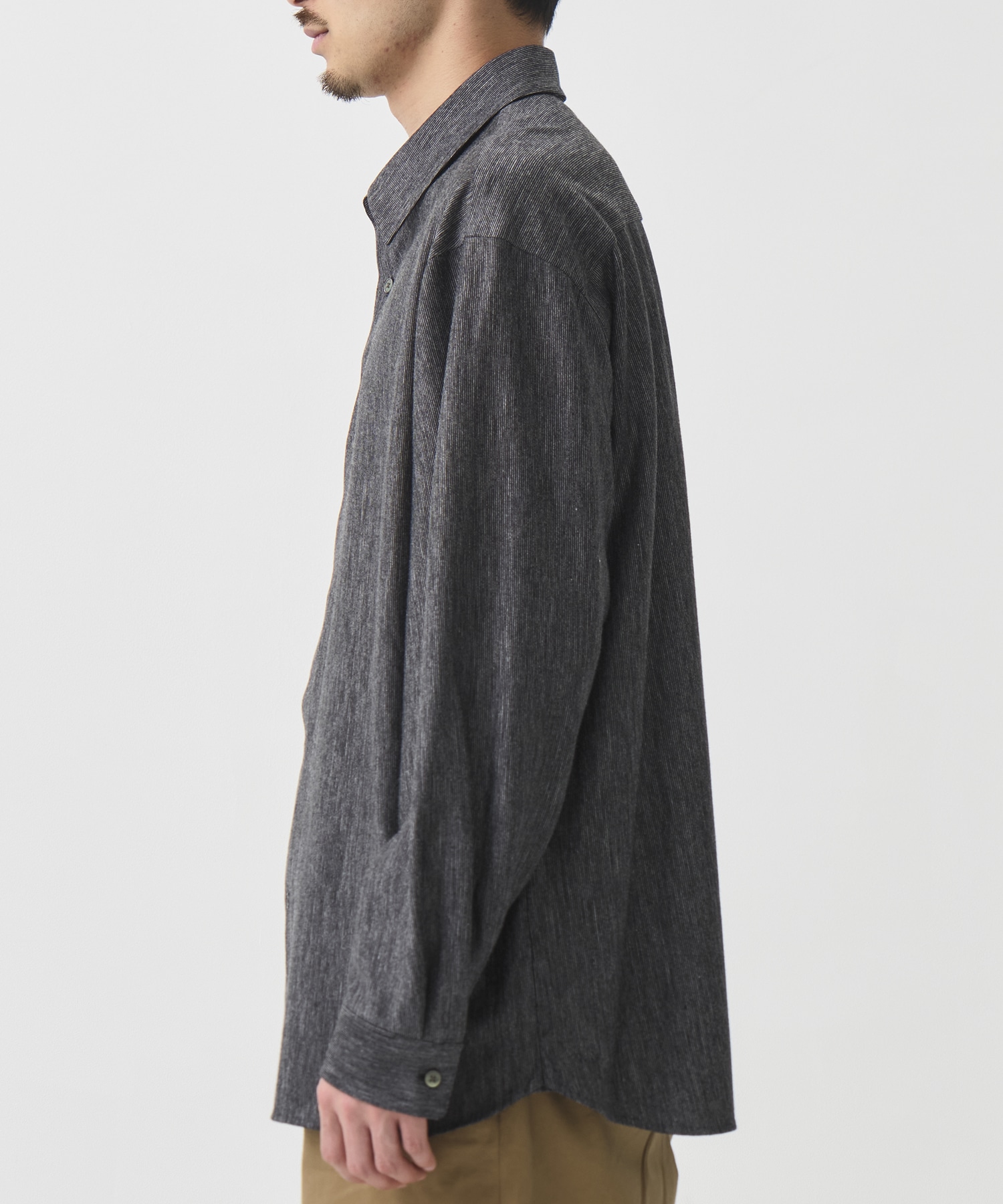 ＜WEB限定＞KANEMASA KNITマルチファブリックシャツ