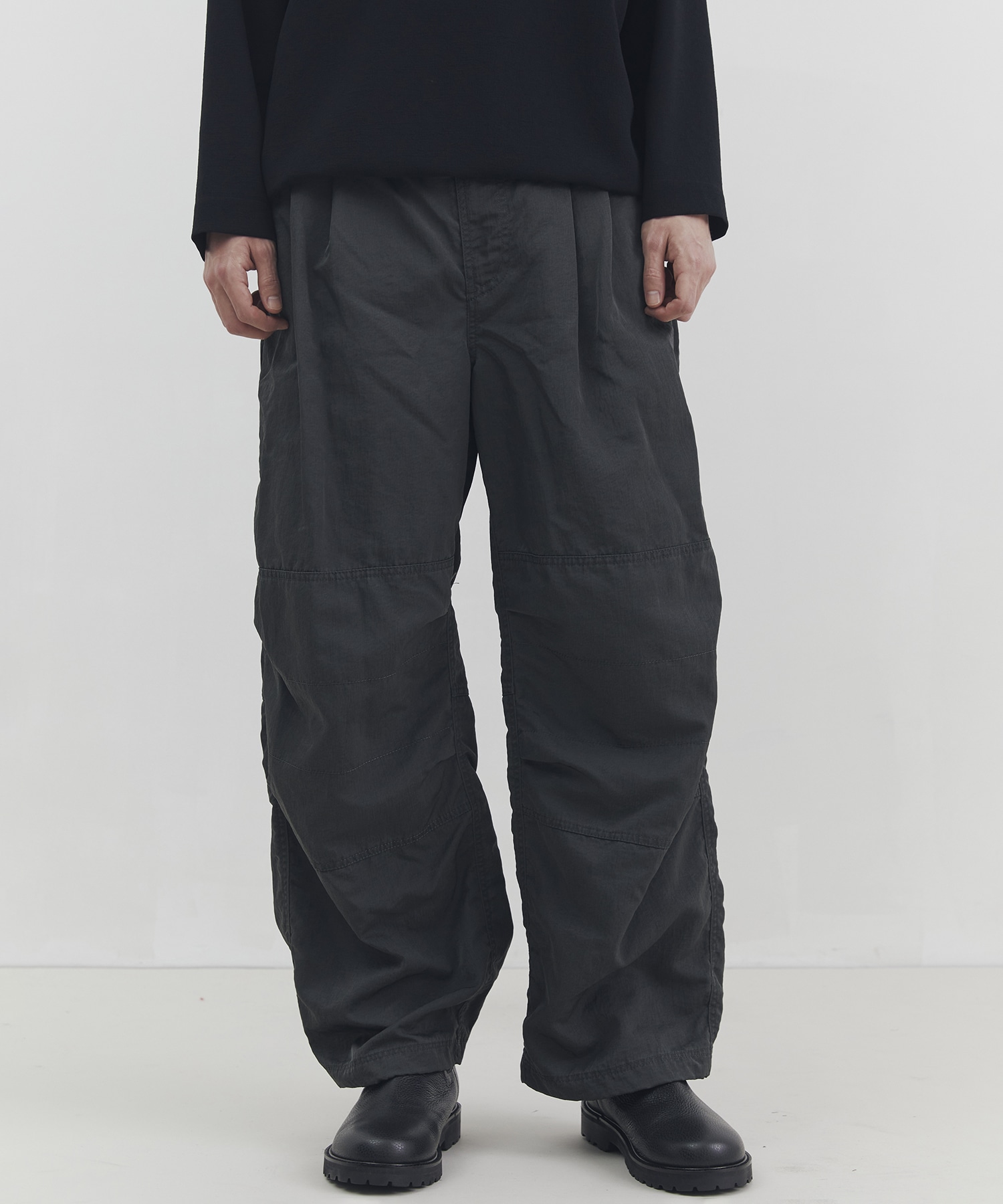 フェードナイロンスノーカモパンツ