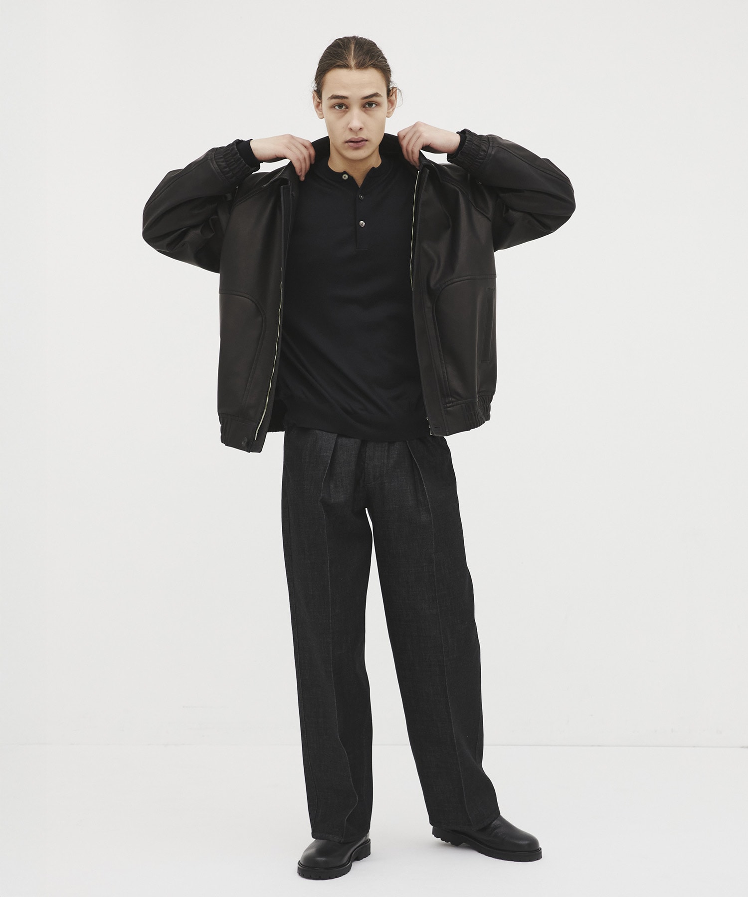 KAIHARA DENIM ストレートスラックス