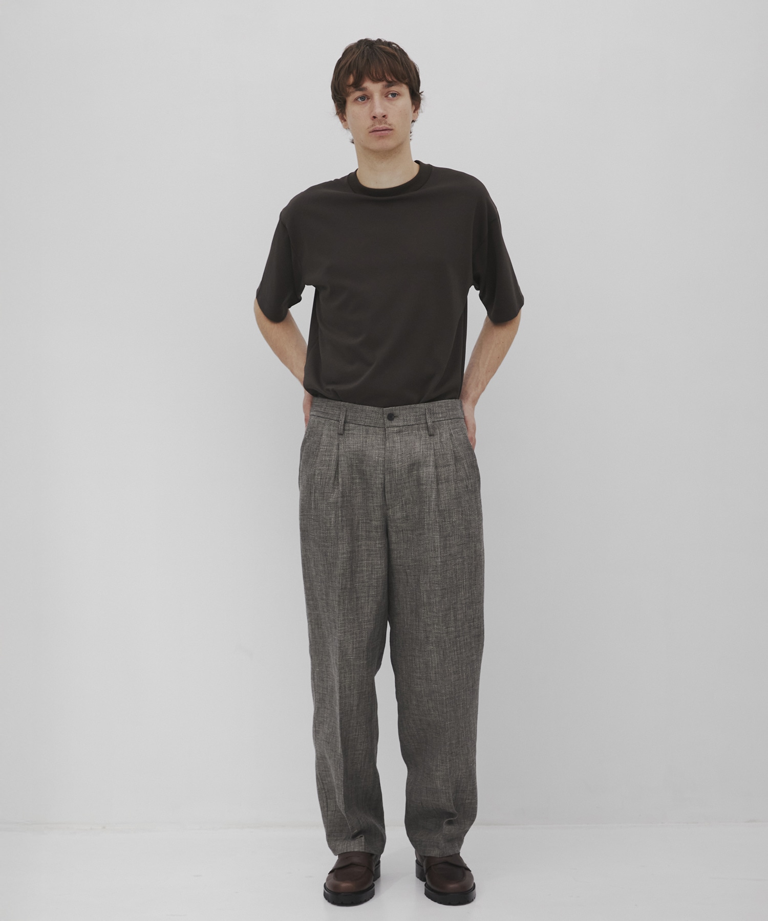 Hemp linen トラウザーズ