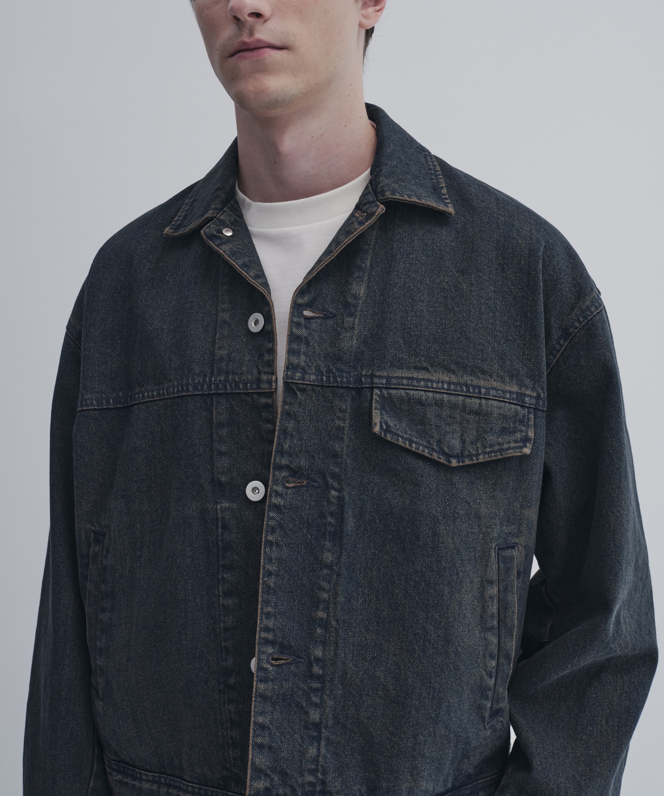 フェードデニムジャケット