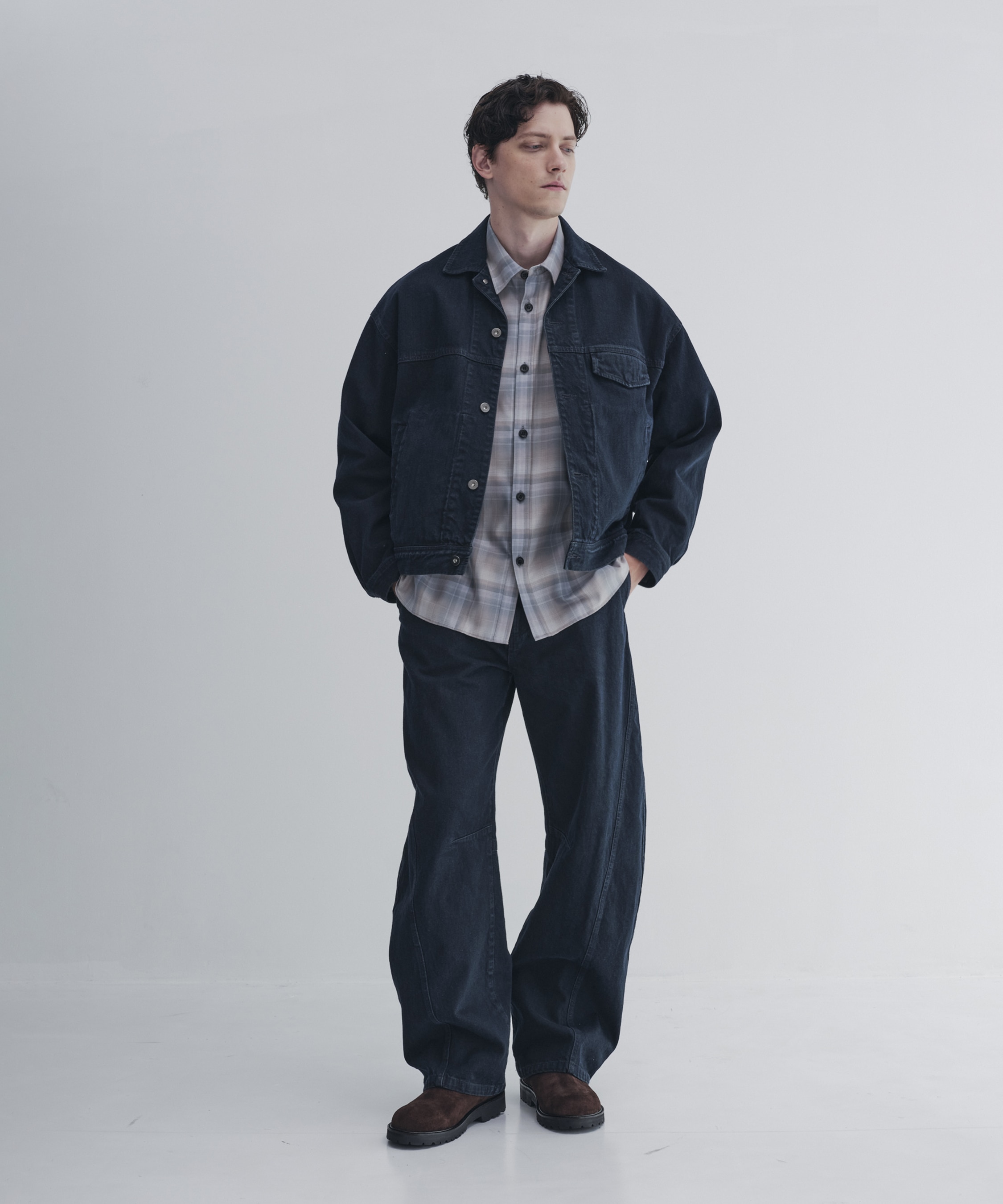 フェードデニムジャケット