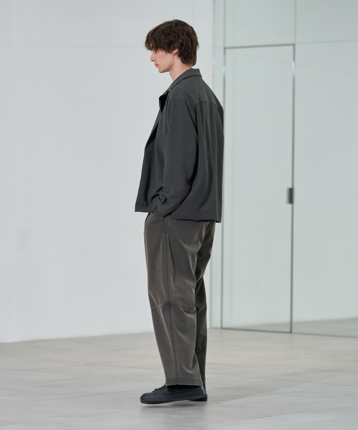 Multi-flex シャツカーディガン