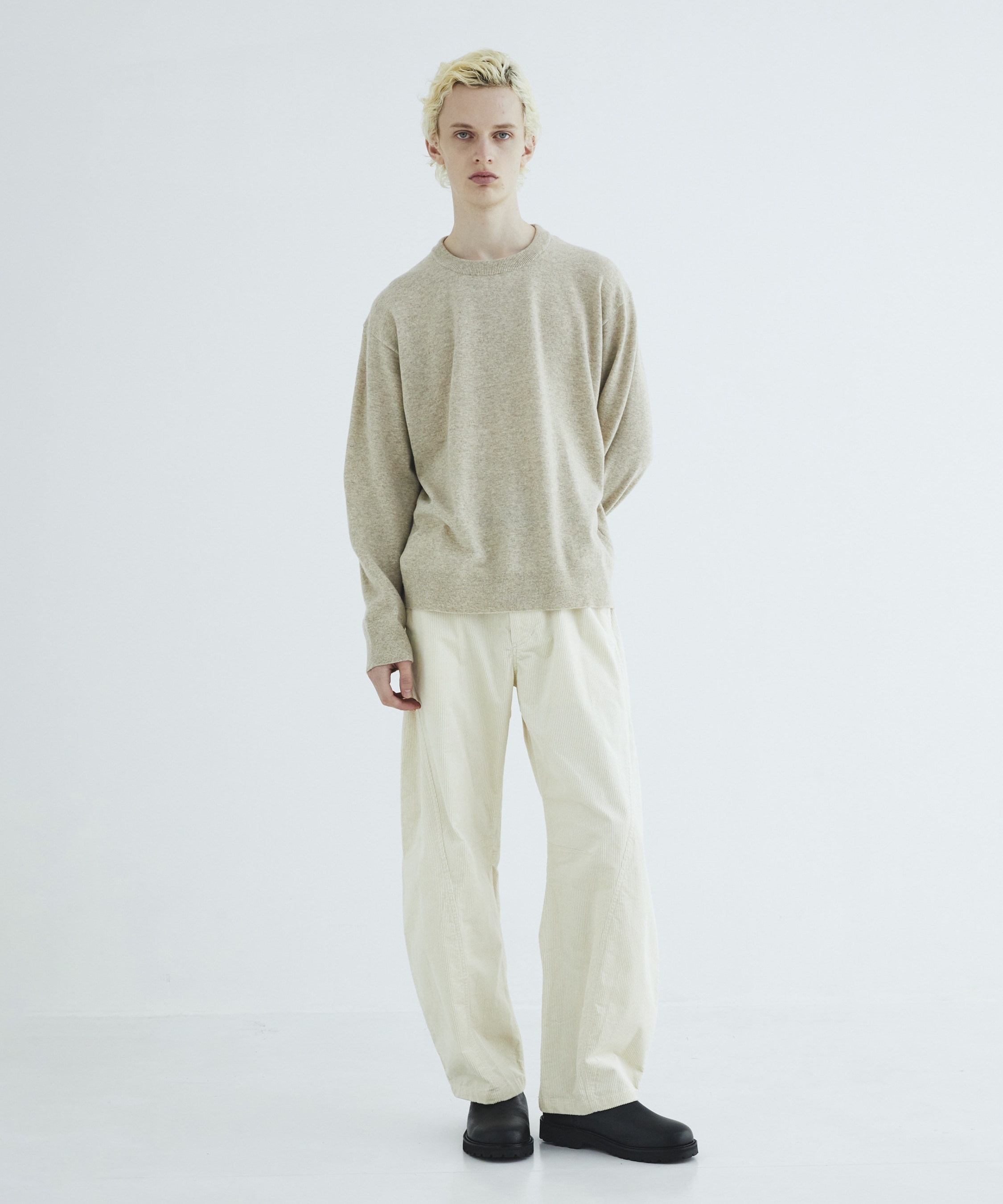 Ultra fine wool ニットプルオーバー