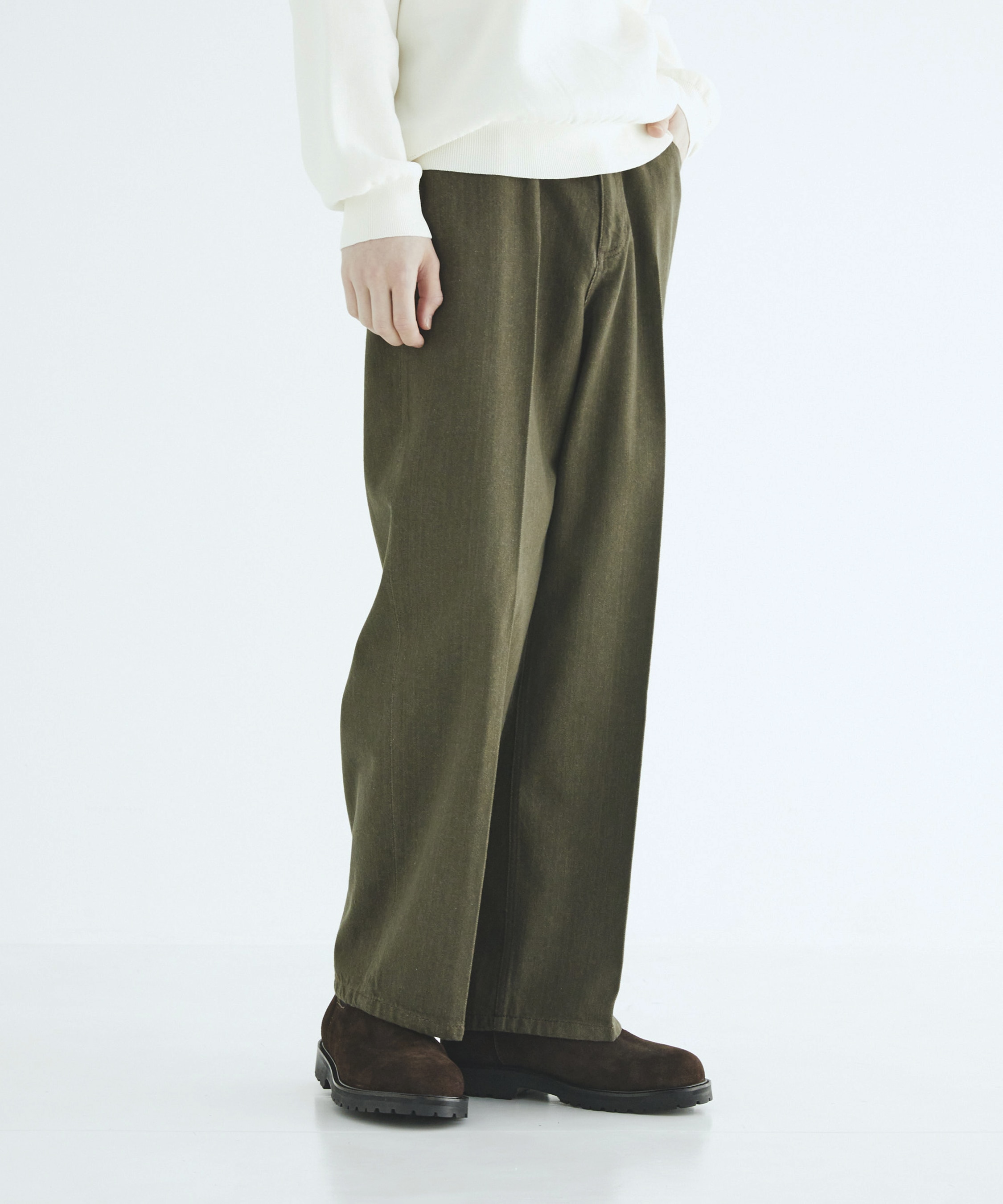 Cashmere denim パンツ