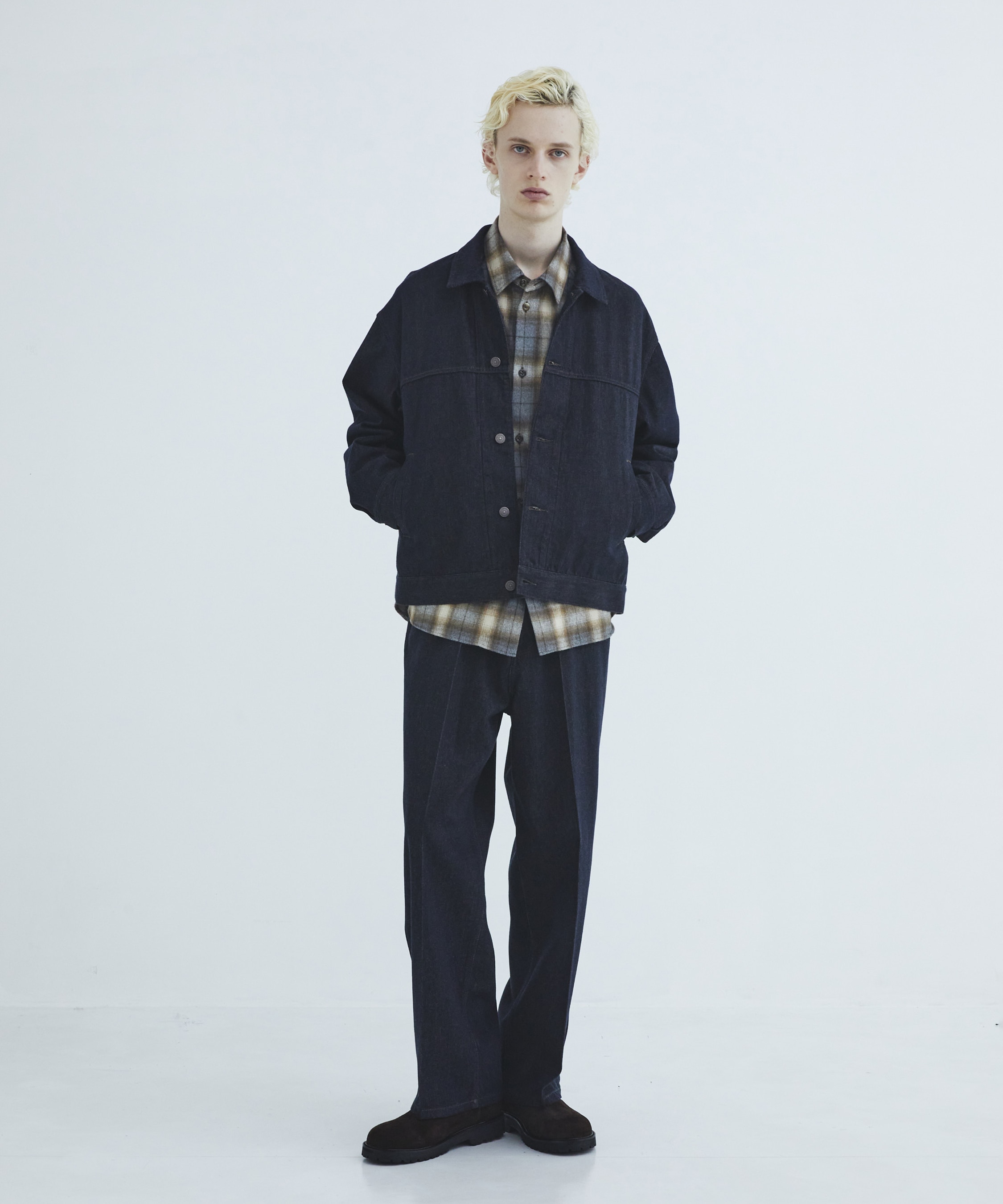 Cashmere denim パンツ