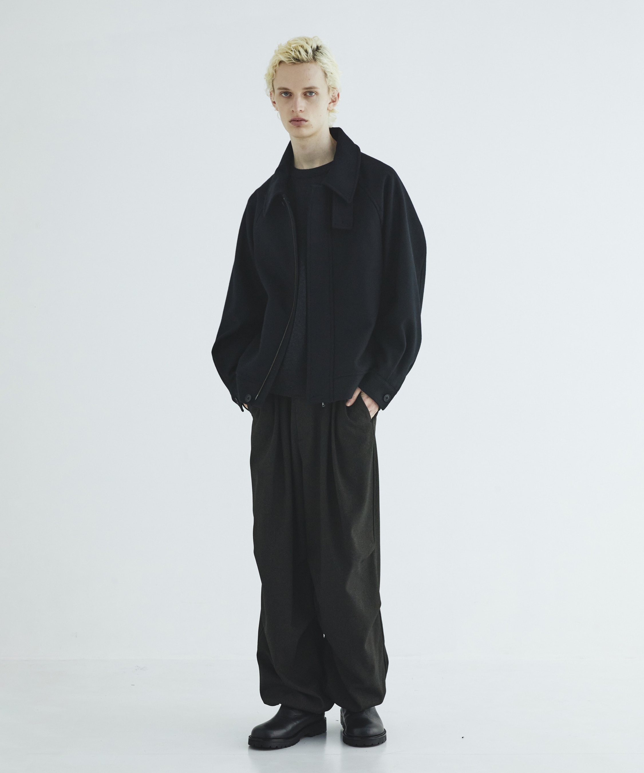 Premium meltonフライトジャケット