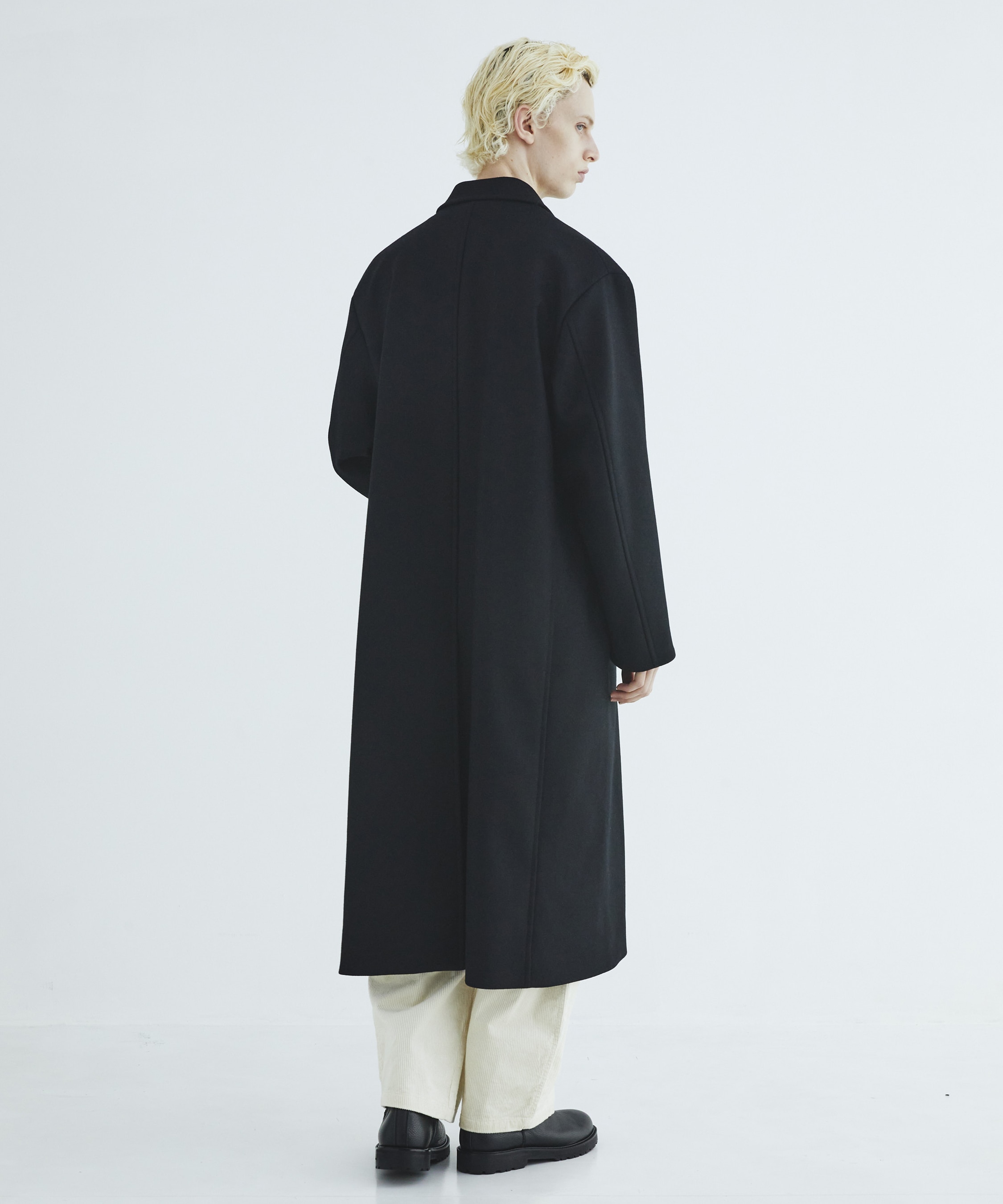 Premium meltonオーバーチェスターコート