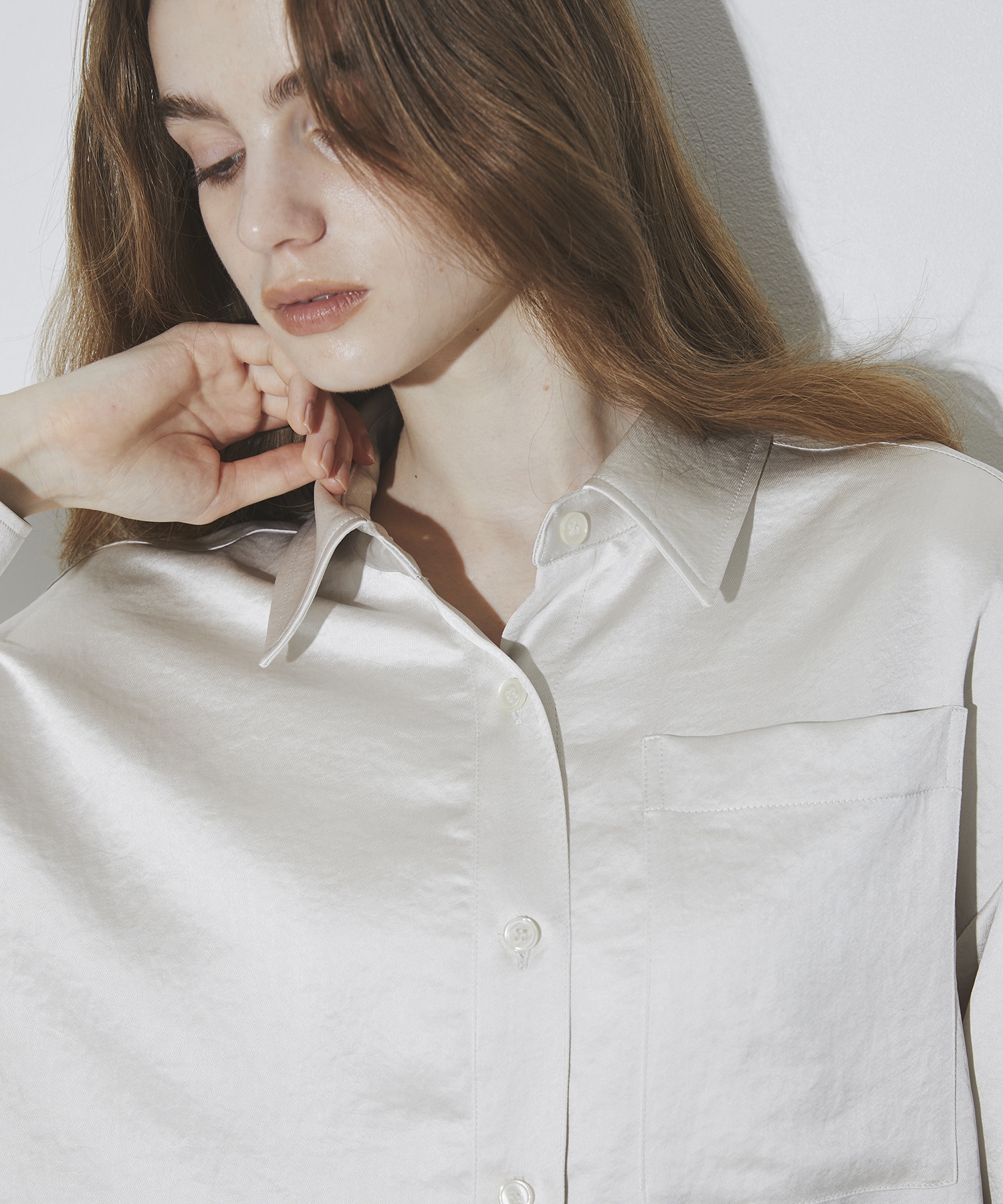 ヴィンテージサテンシャツ