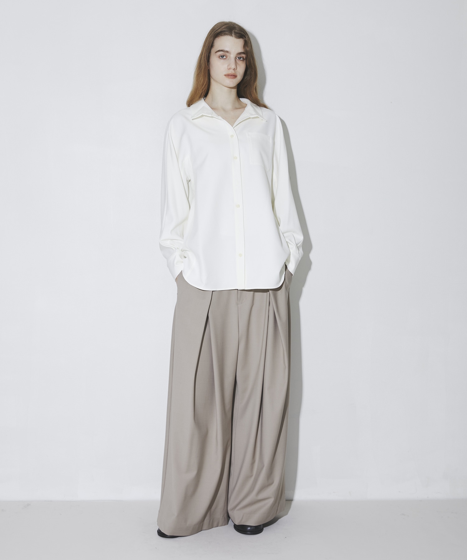 ノーマルスタンドカラーシャツ