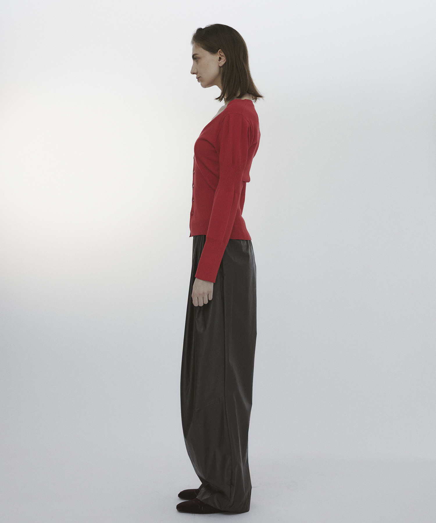 Wave Sleeve Cardigan