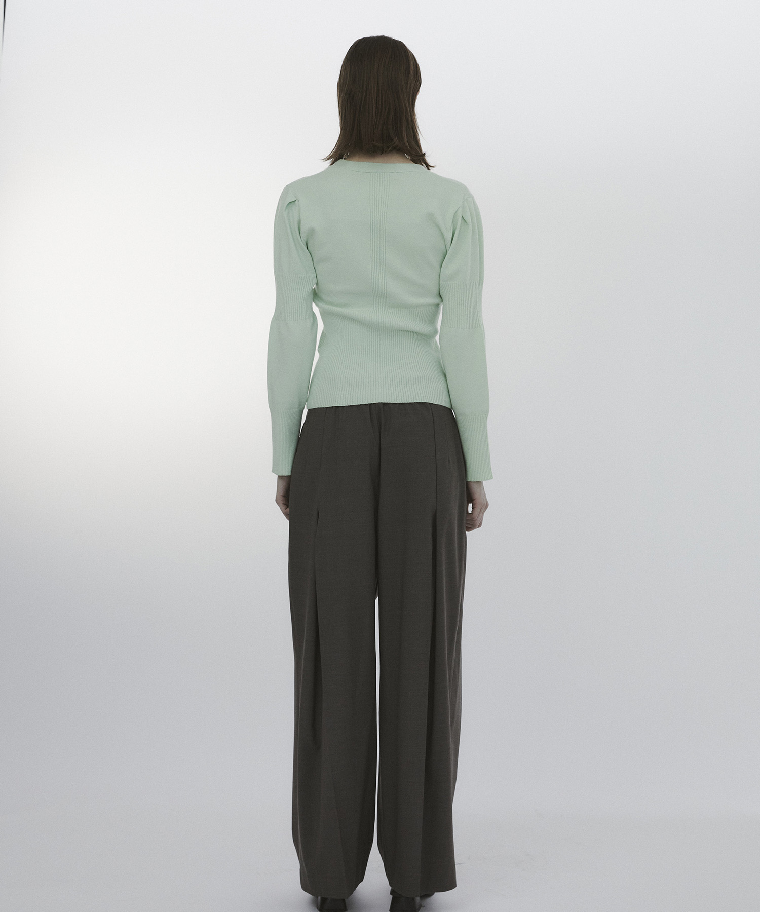 Wave Sleeve Cardigan