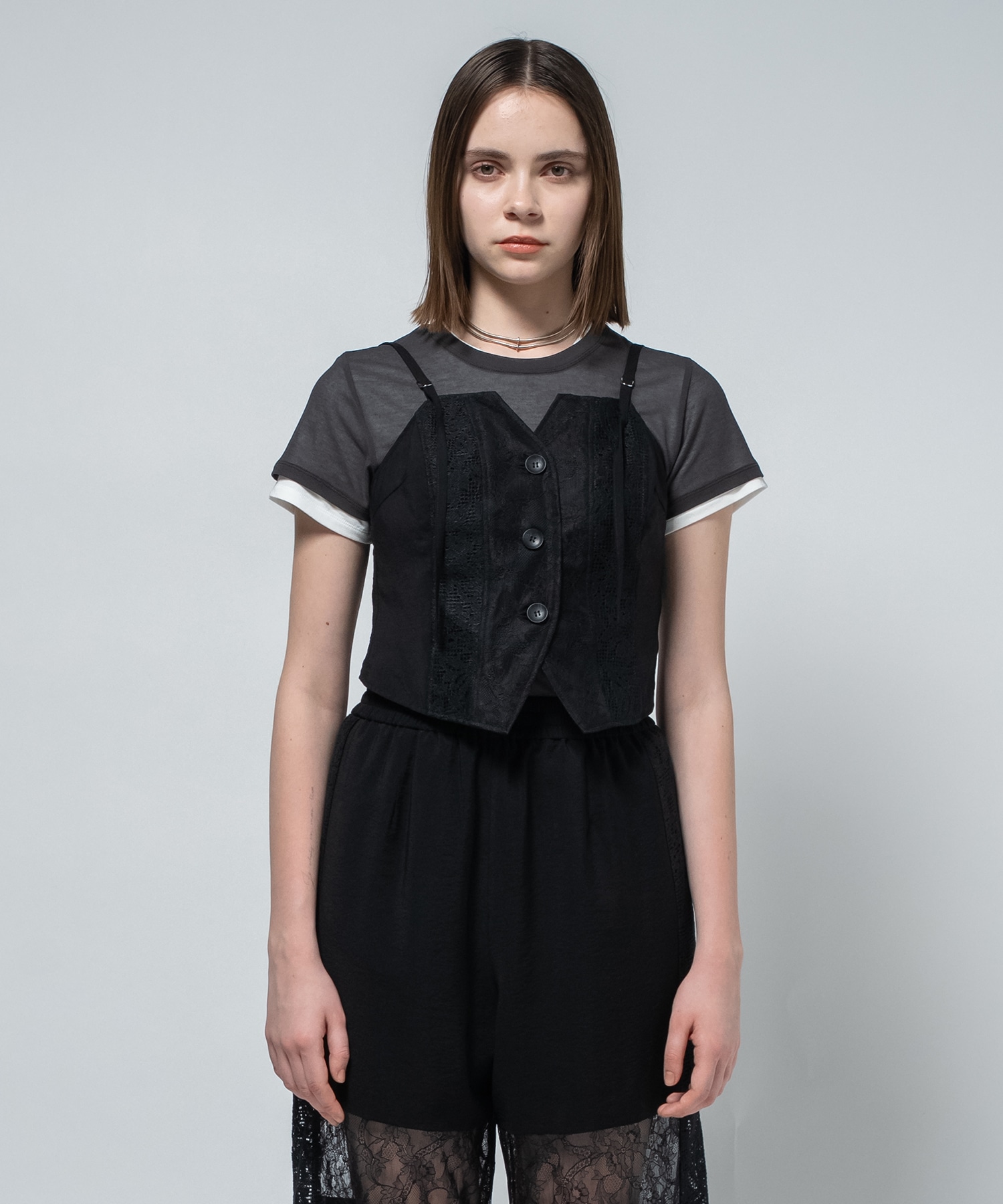Lace Combination Buistier