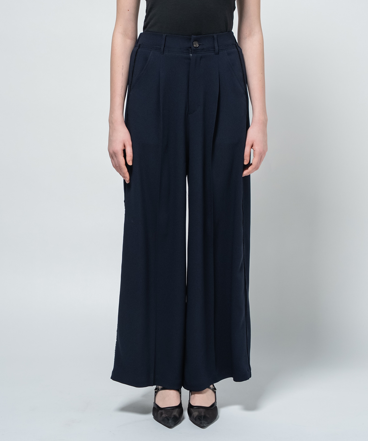 Back Satin Georgette Pants
