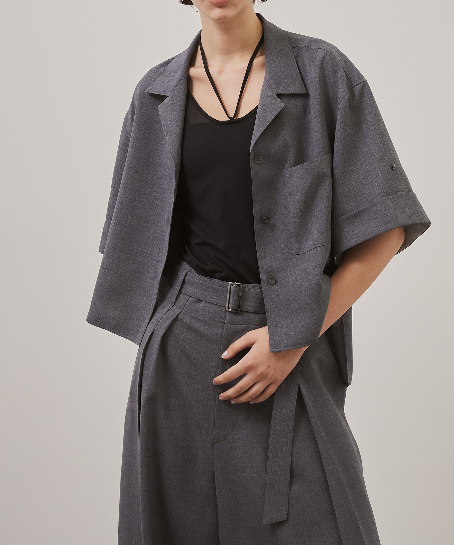 Belt Tuck Pants