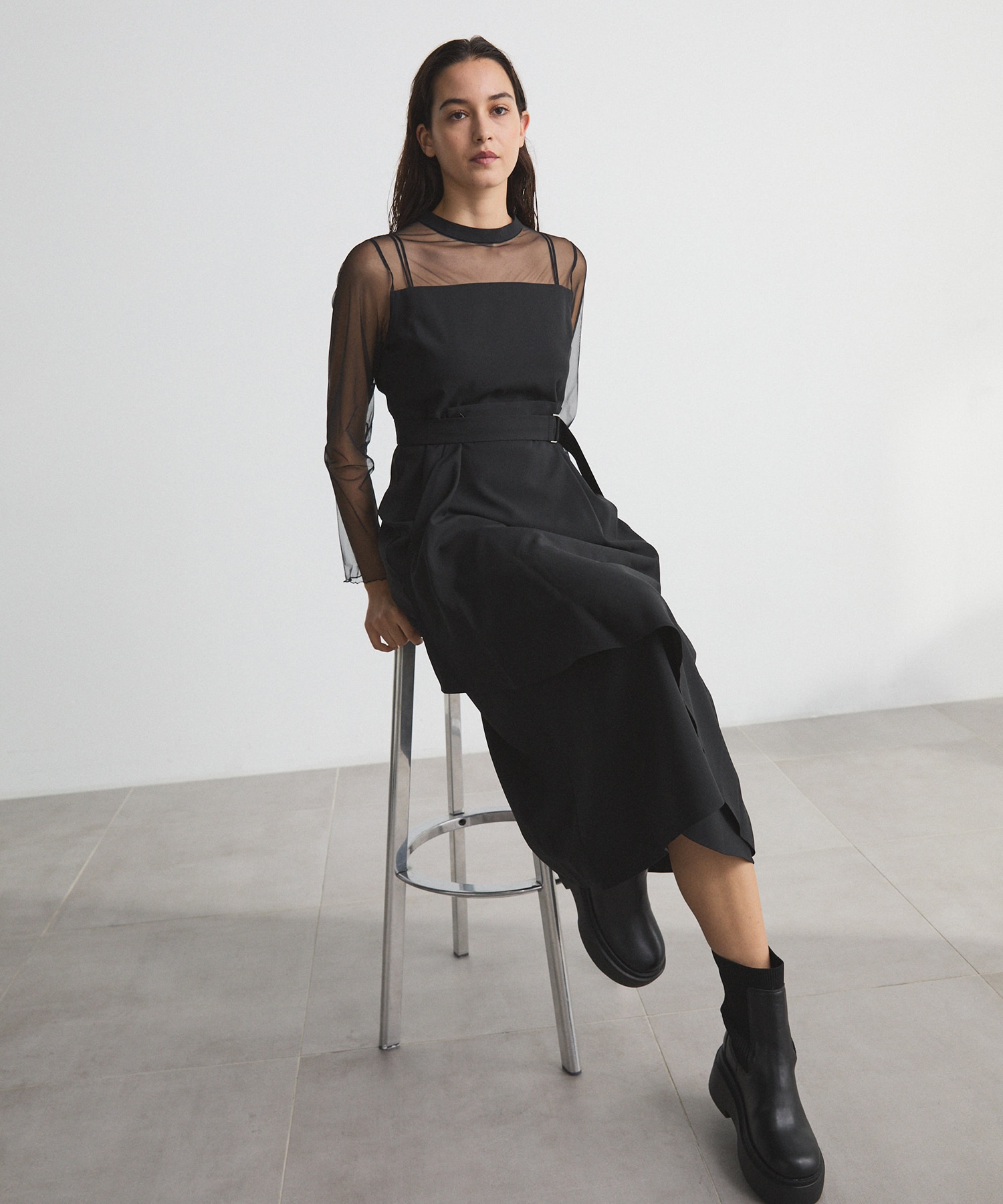 Sheer Docking Dress