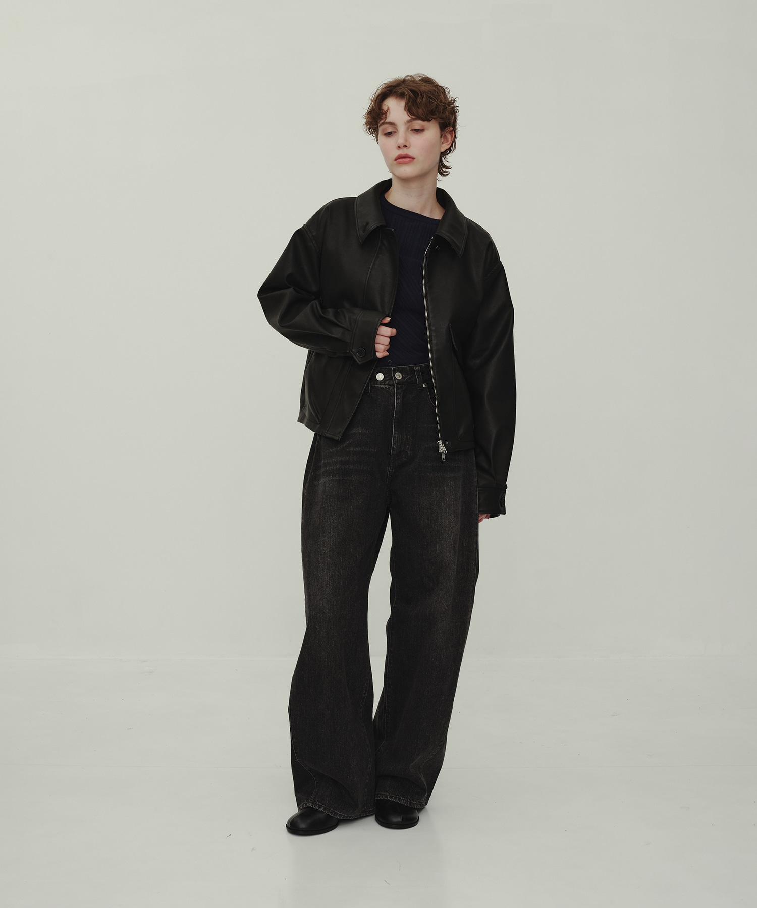 Barrel Denim Pants