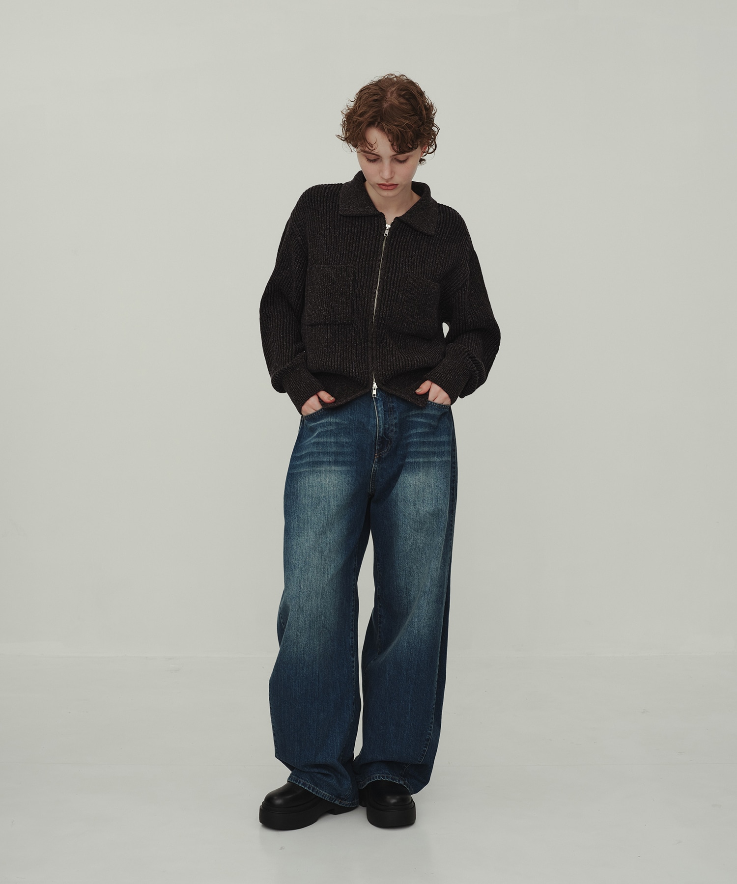 Barrel Denim Pants