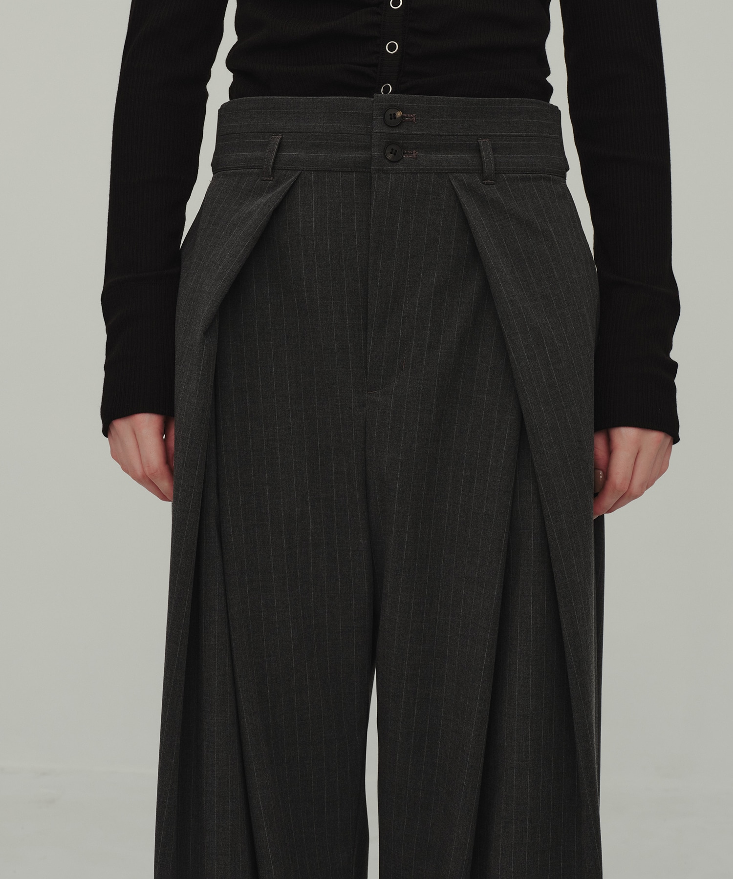 Striped Wide Pants