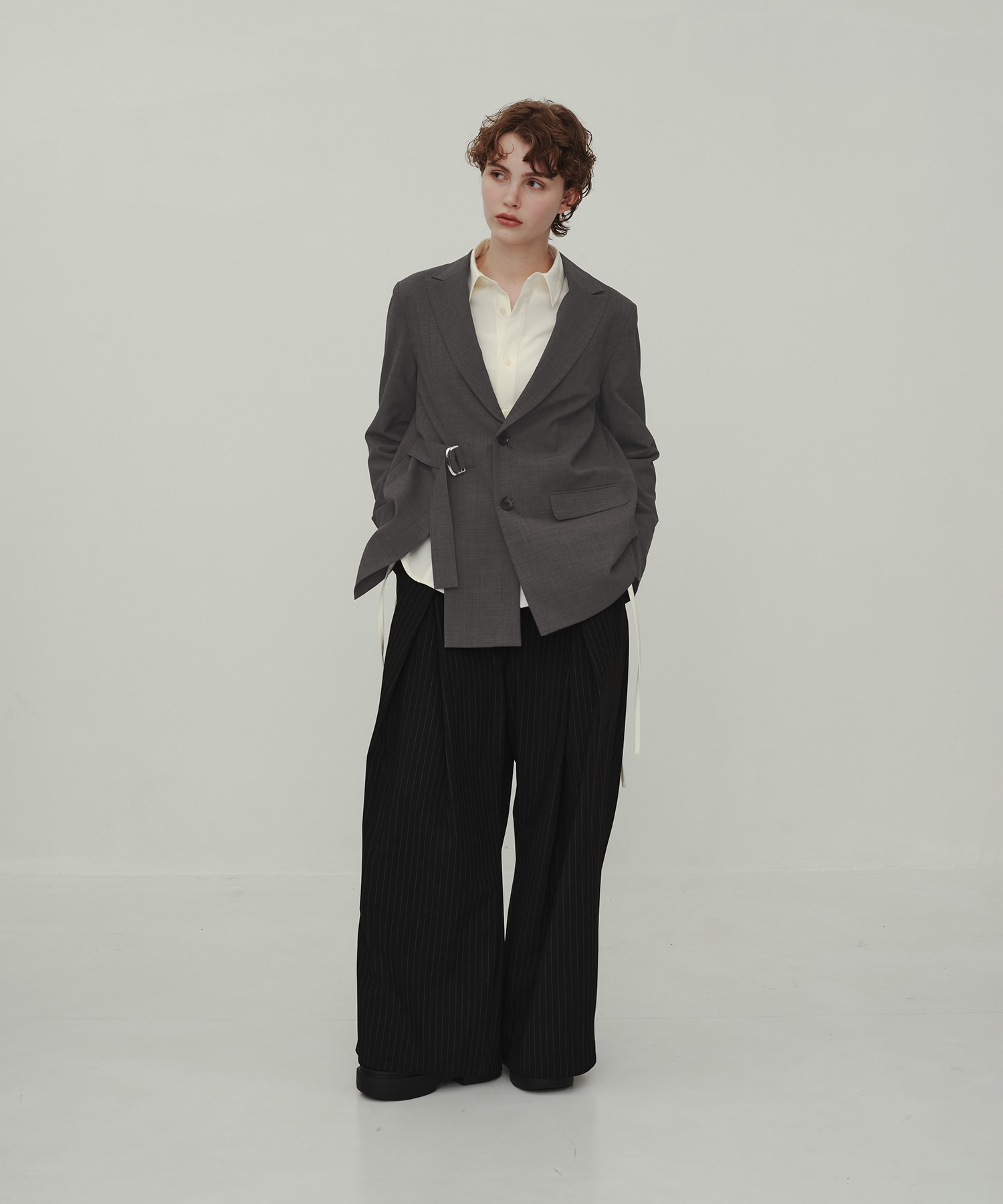 Belted Tailored Jacket