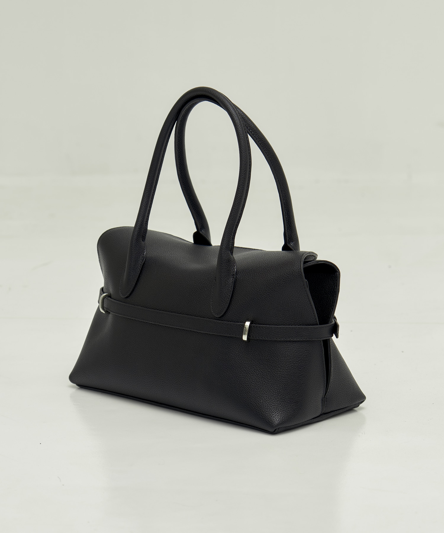 Leather Belted Handbag