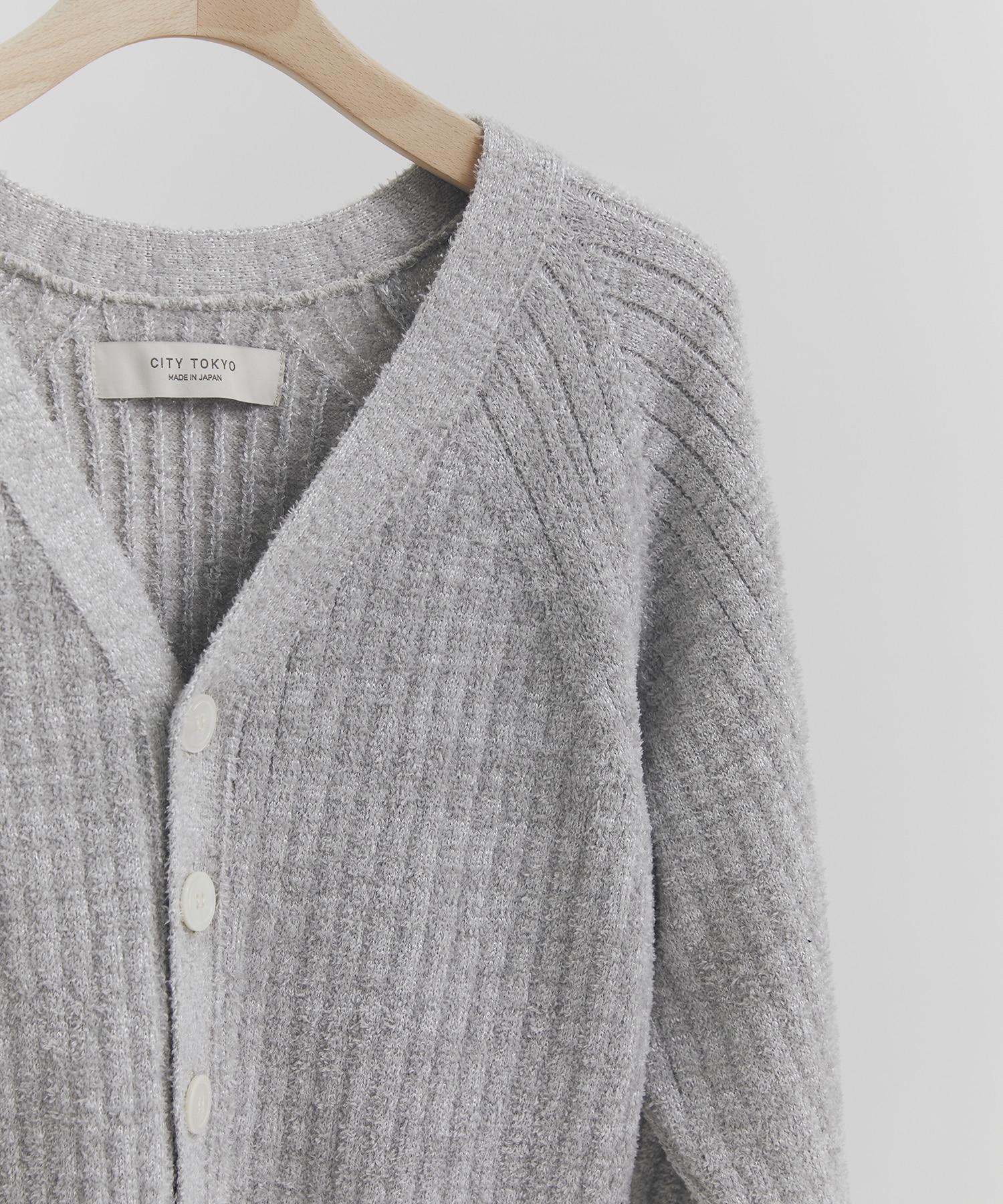 Structured Vneck Cardigan