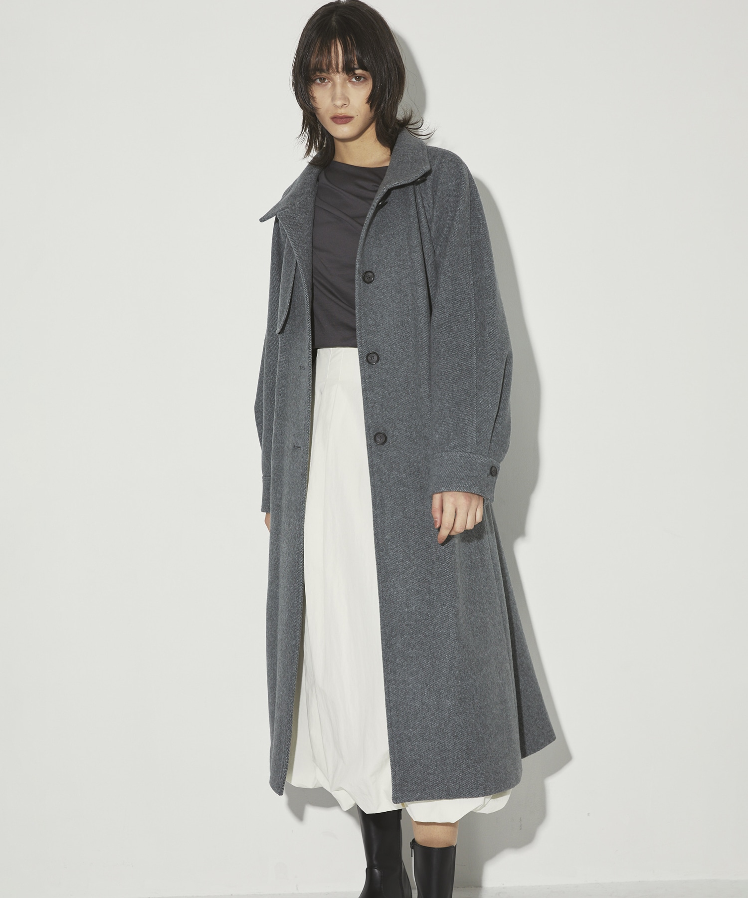 StandCollar Wool Coat