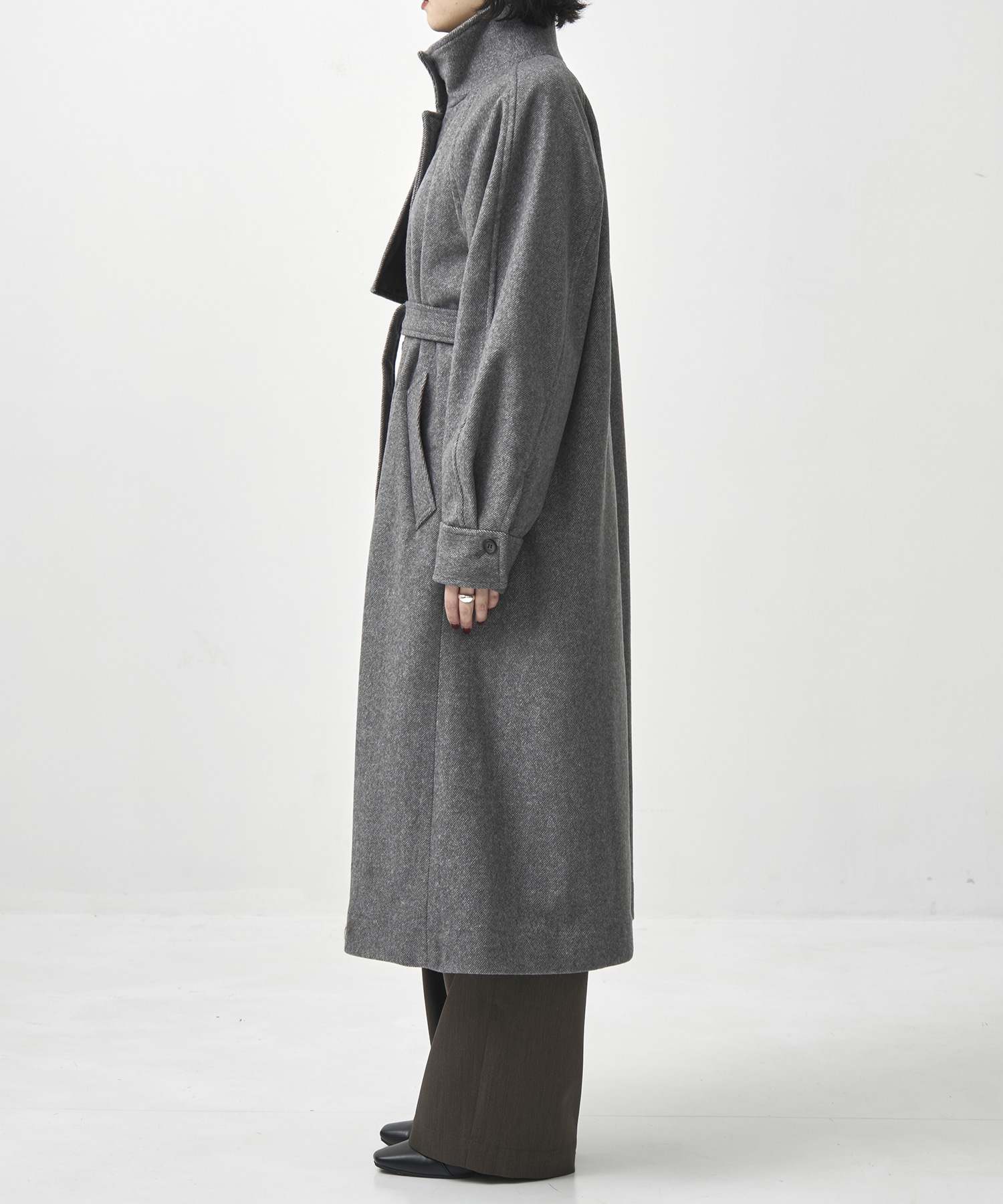 StandCollar Wool Coat