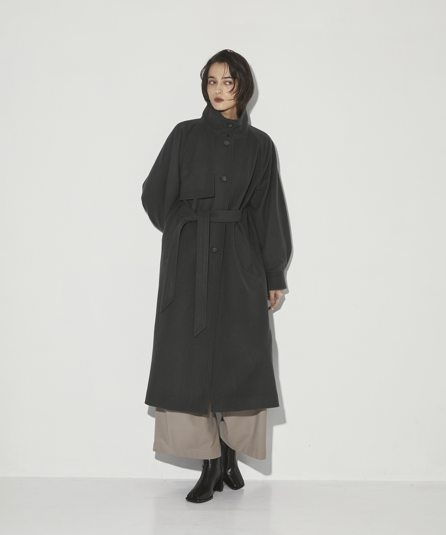 StandCollar Wool Coat