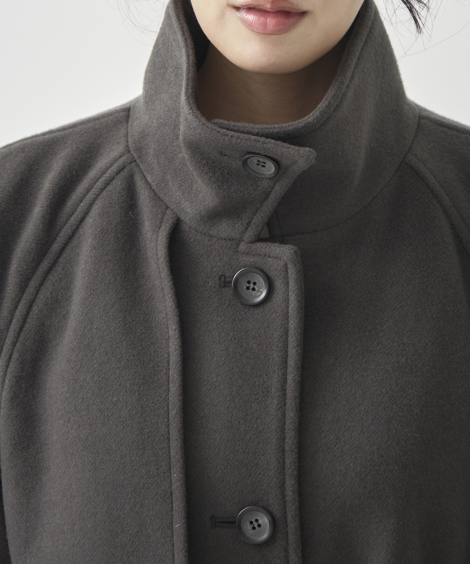 StandCollar Wool Coat