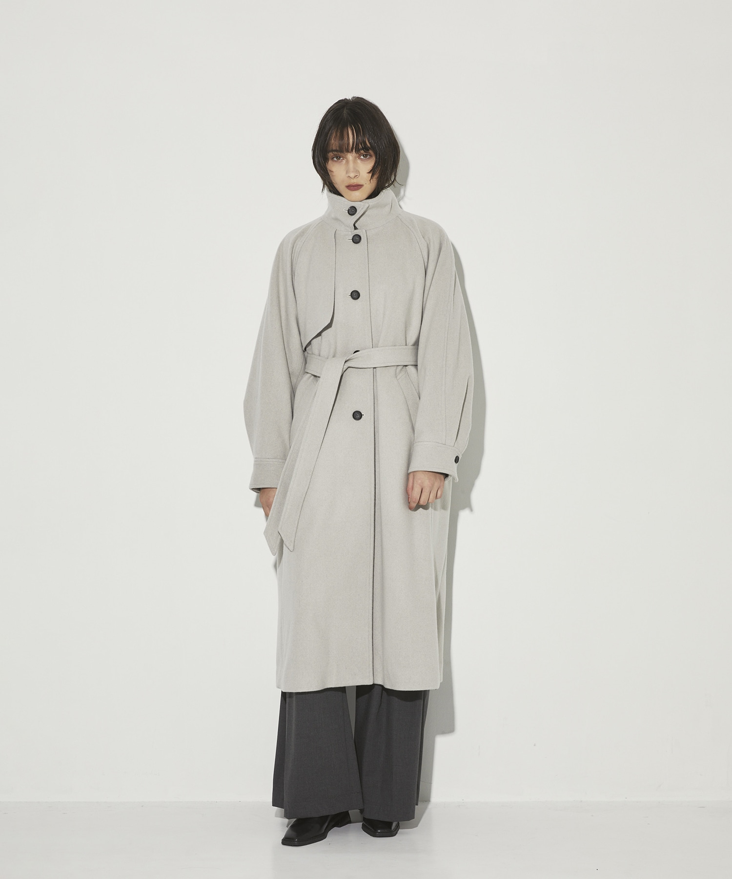 StandCollar Wool Coat