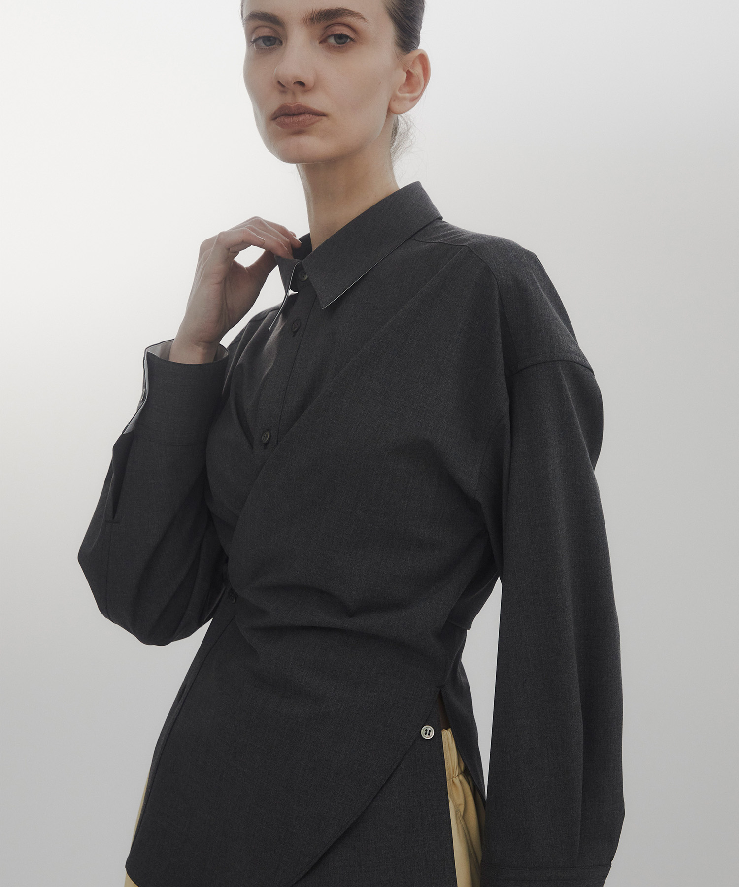 Cashe-coeur 2way Shape Shirt