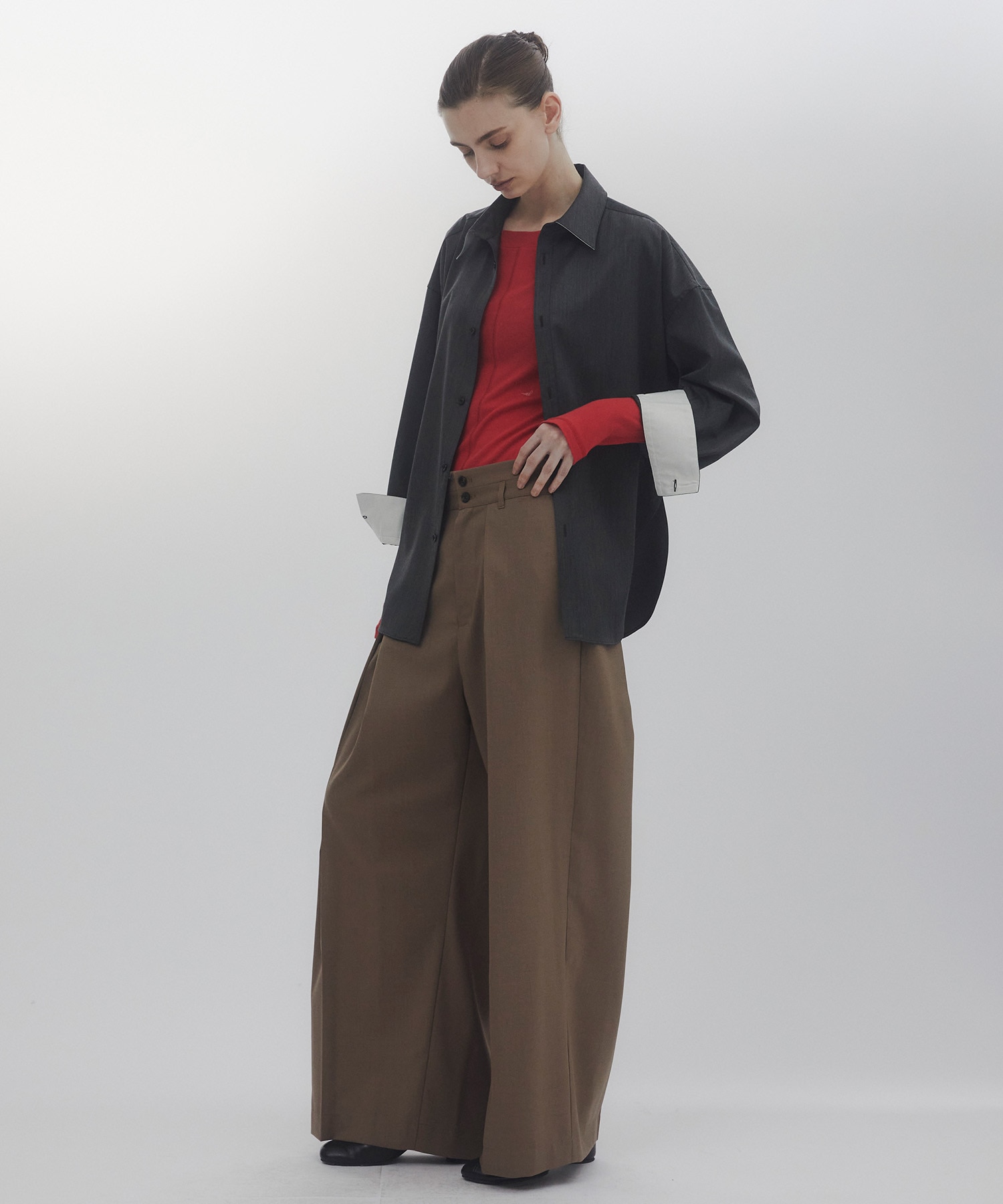 Super140s 2way Shape Shirt