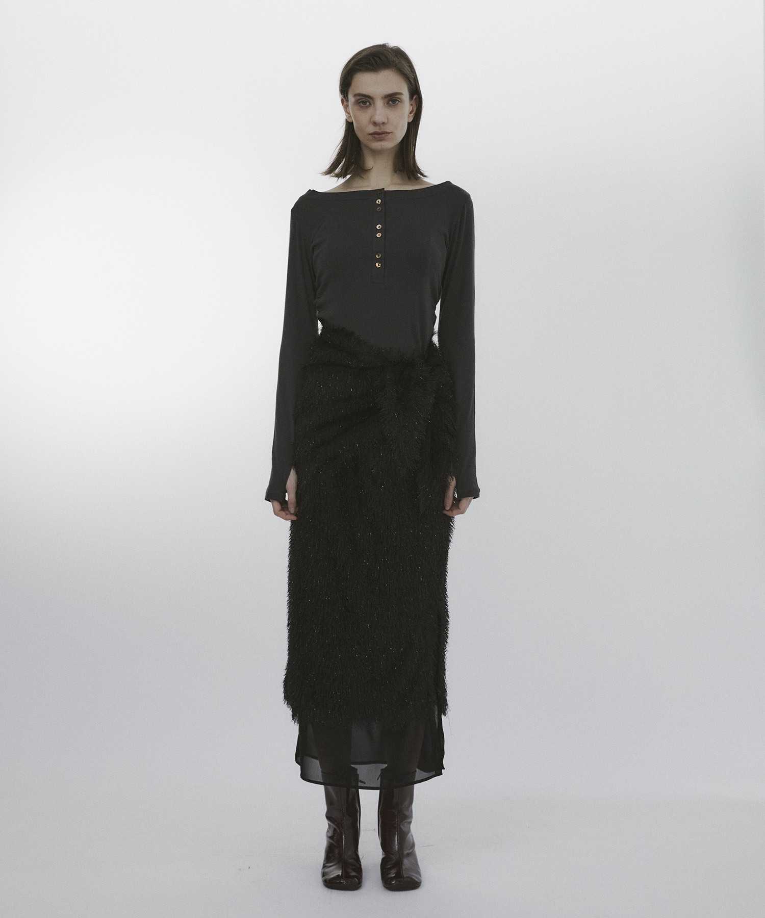 Scarf Wrapped Fringe SK