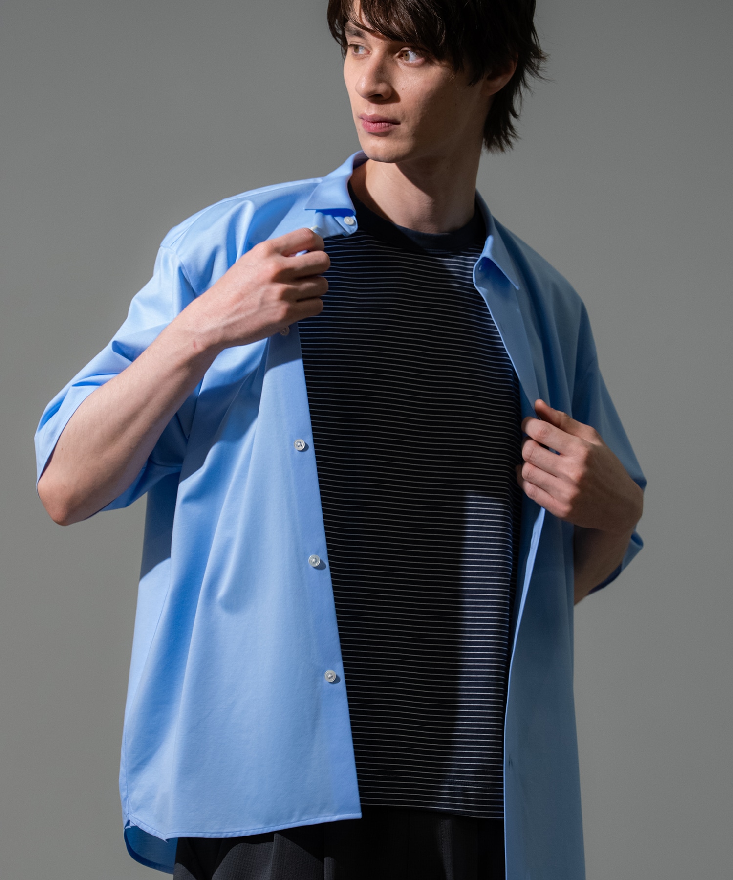 KANEMASA KNIT S/Sシャツ