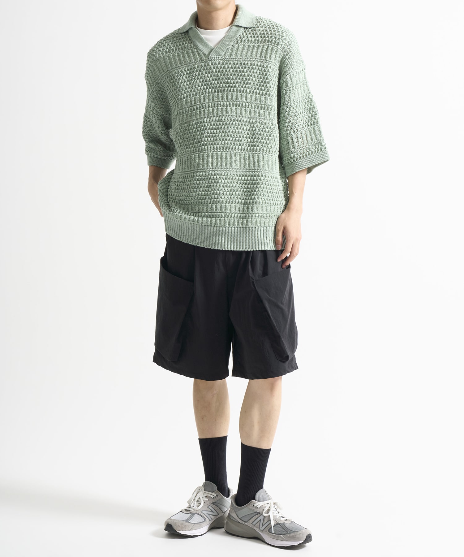 Game knit polo