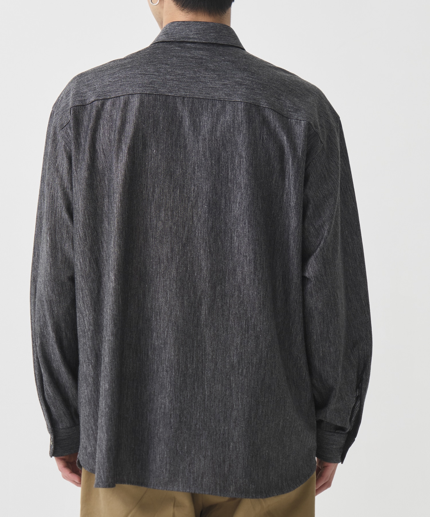 ＜WEB限定＞KANEMASA KNITマルチファブリックシャツ