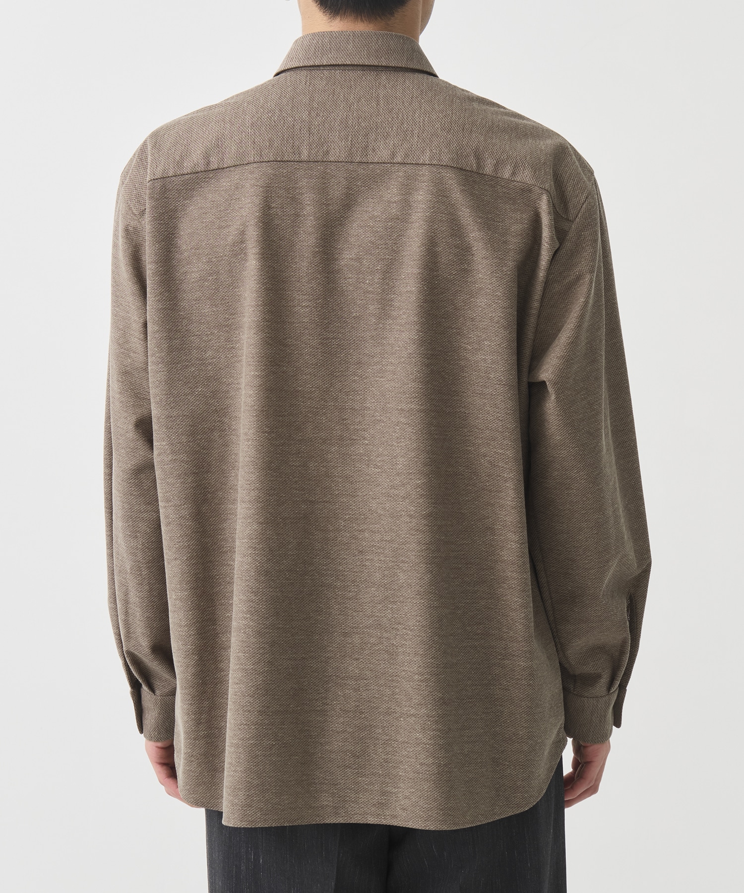 ＜WEB限定＞KANEMASA KNITマルチファブリックシャツ