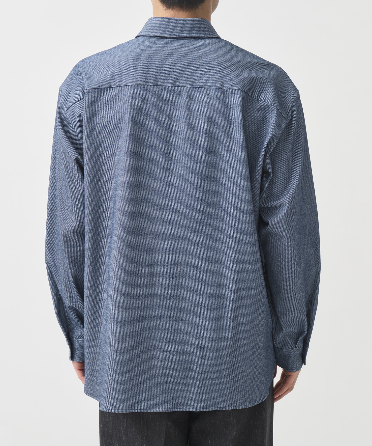 ＜WEB限定＞KANEMASA KNITマルチファブリックシャツ