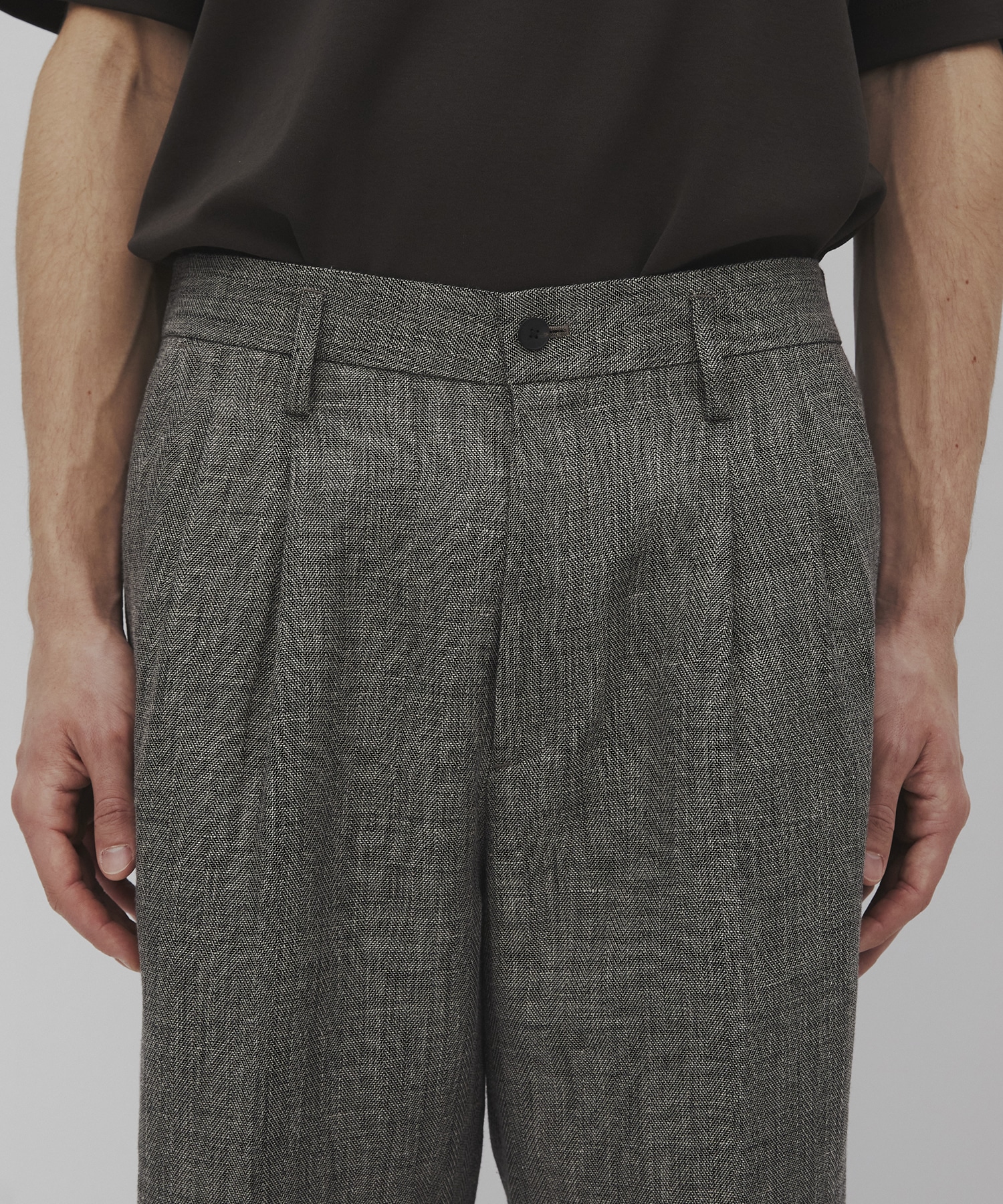 Hemp linen トラウザーズ