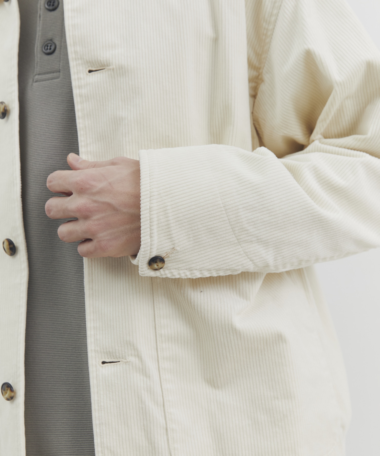 コーデュロイカバーオール