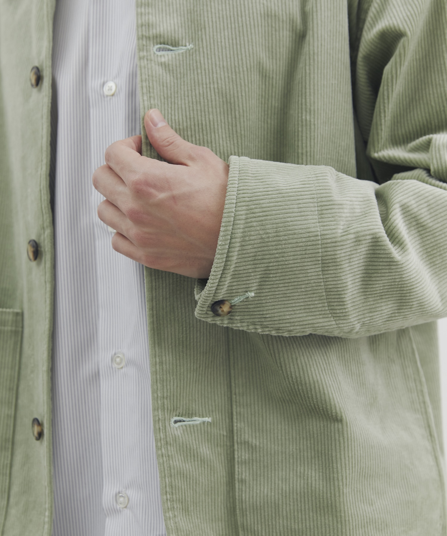 コーデュロイカバーオール