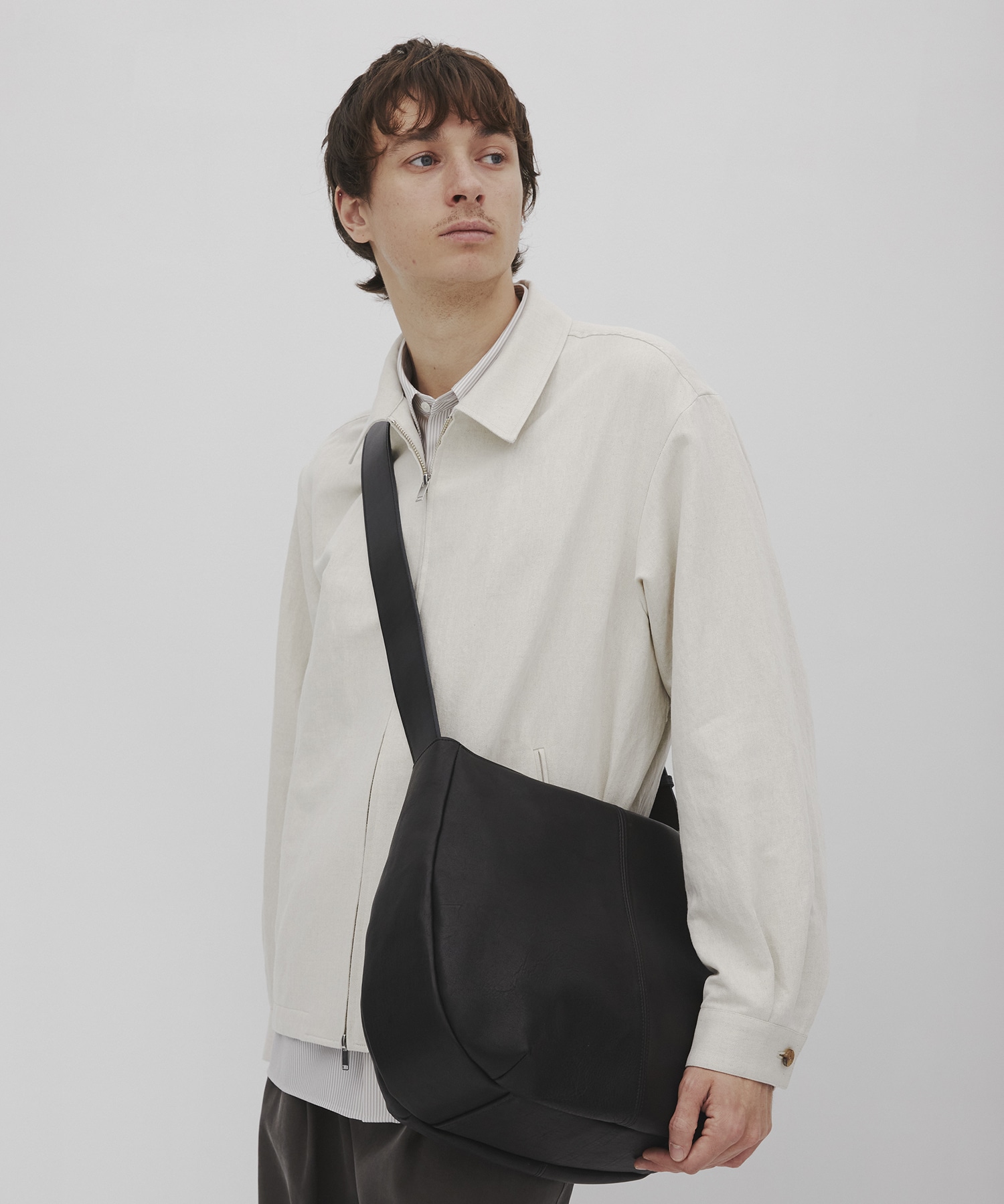 リネンデニムドリズラージャケット