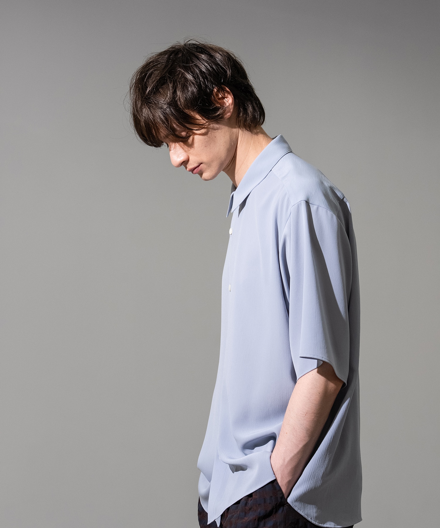 Air pleats リラックスS/Sシャツ