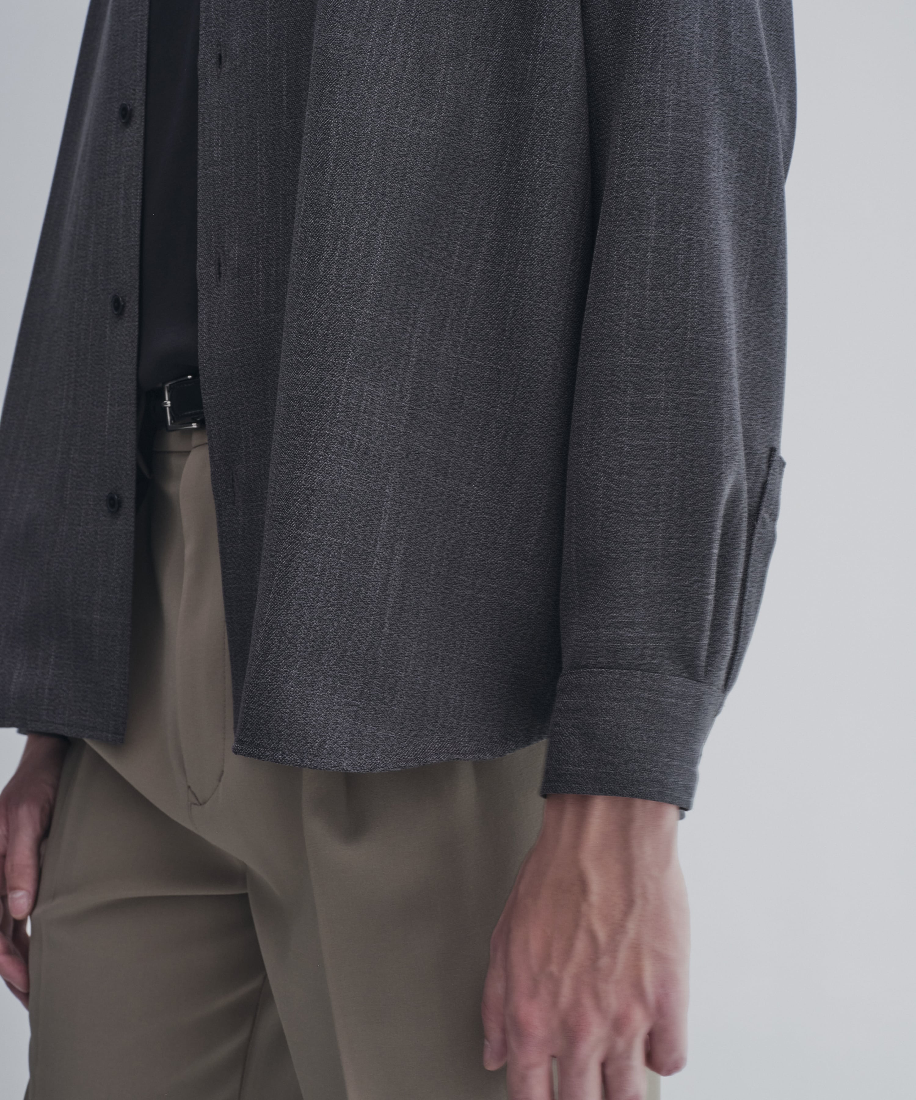 Easy tweed シャツ