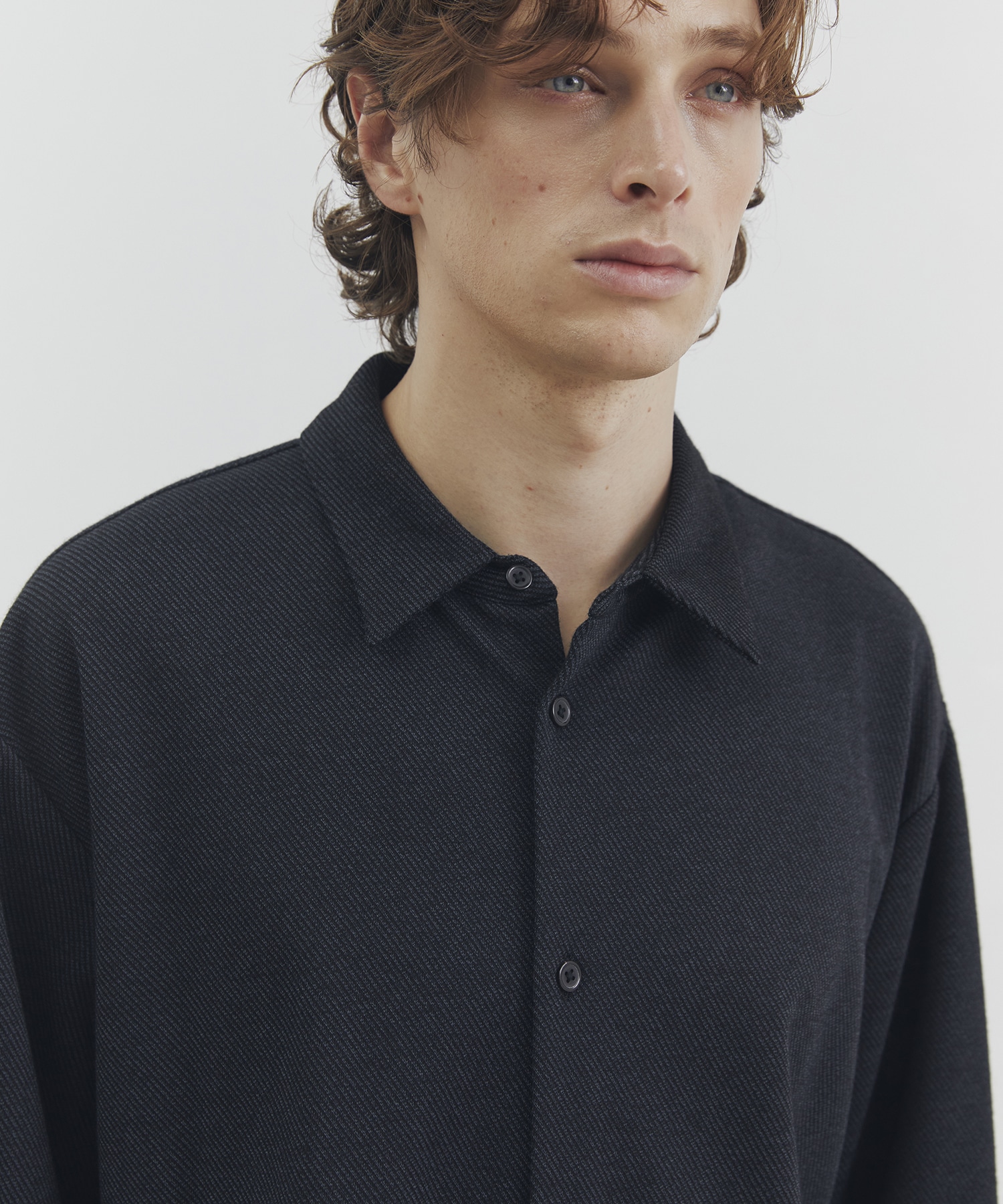 KANEMASA KNITウールネルシャツ