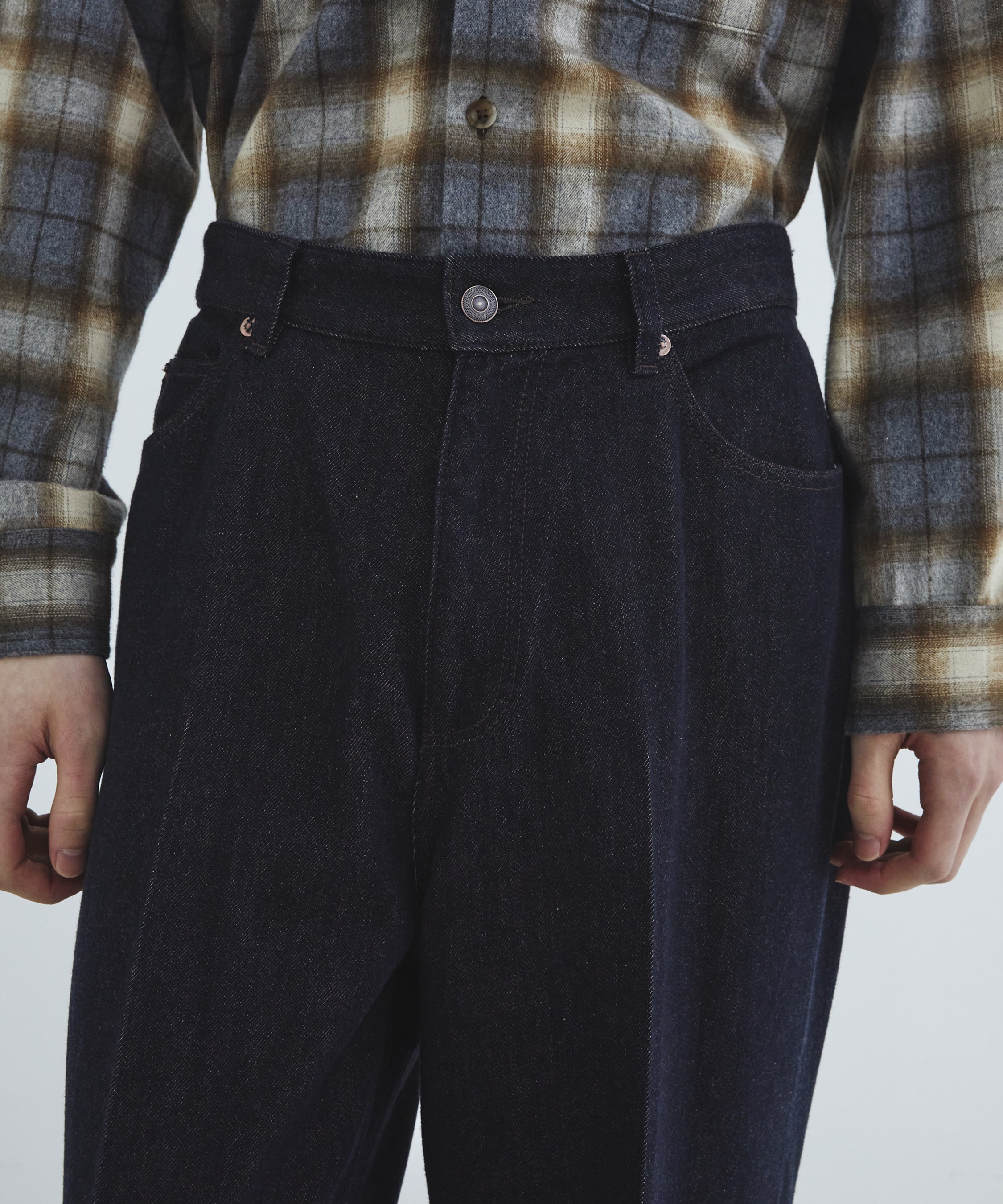 Cashmere denim パンツ