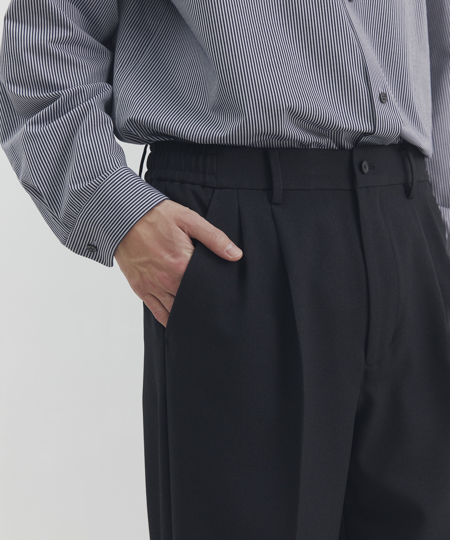 ツイードストレートスラックス