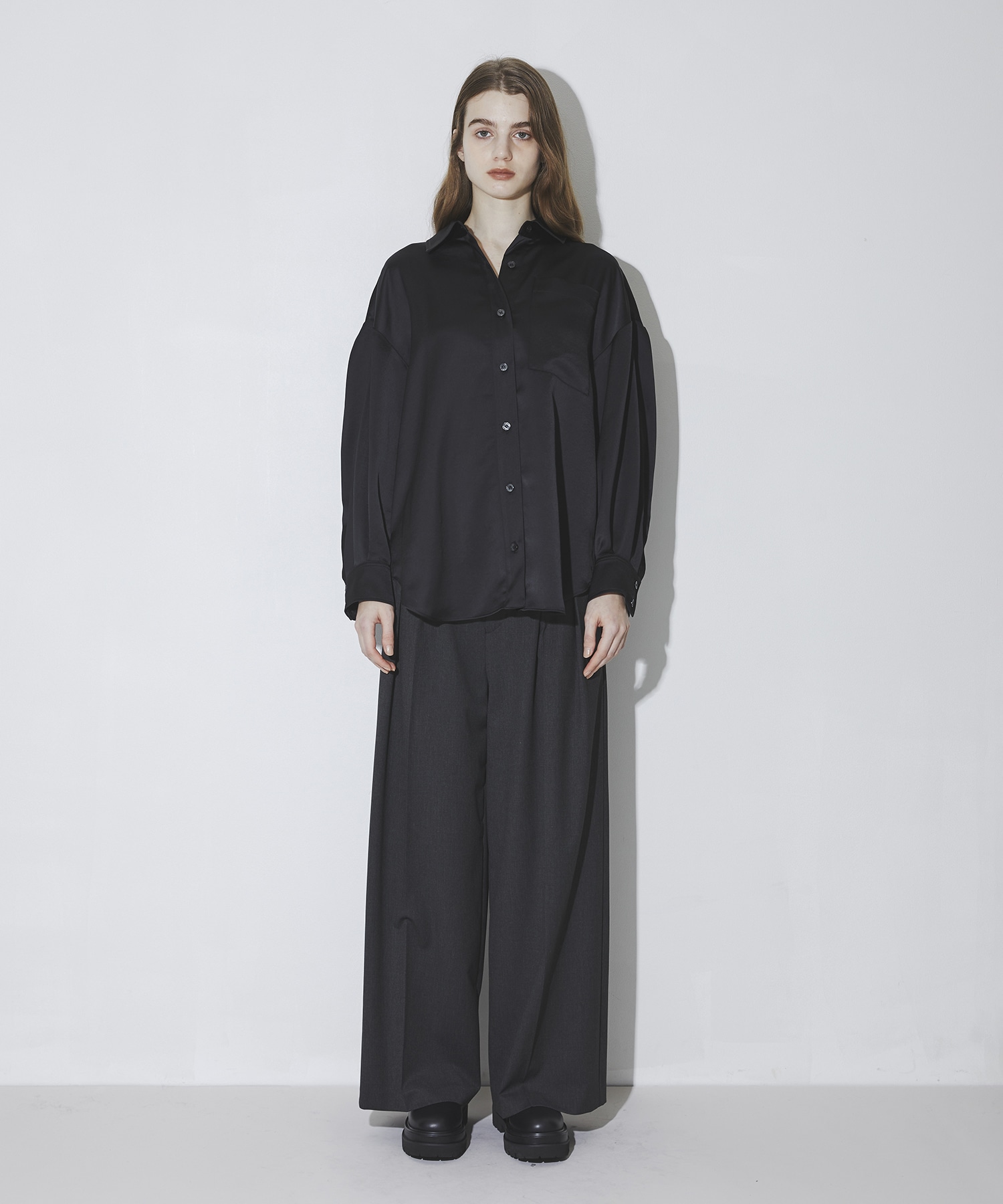 ヴィンテージサテンシャツ